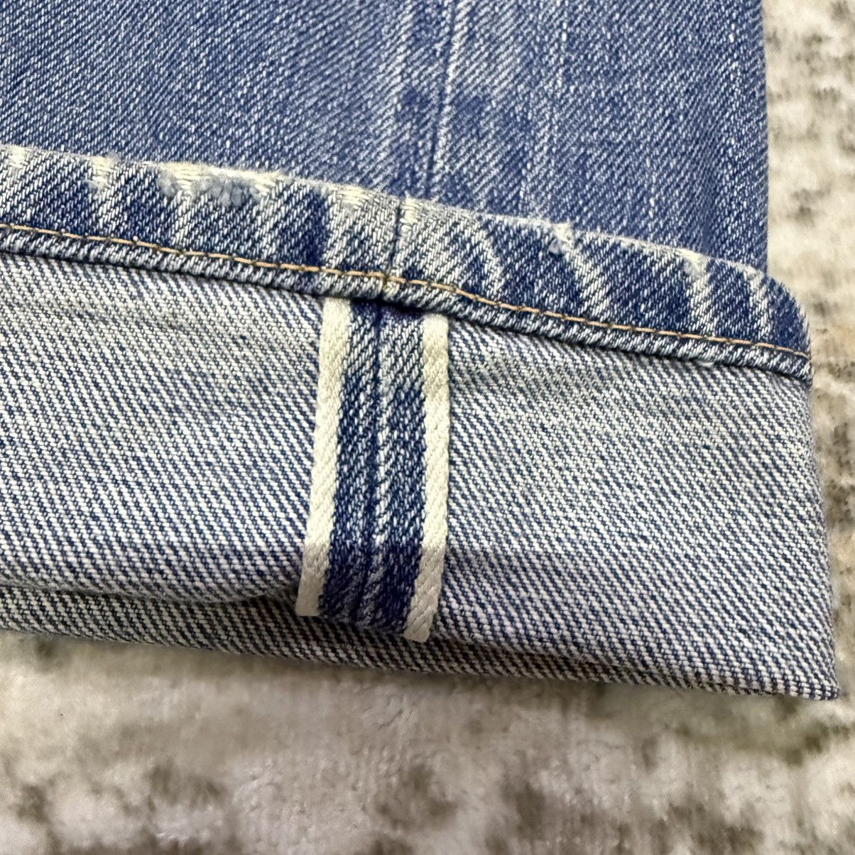 Levi's Vintage 70s Levis 501 Single R Selvedge Jeans Button #6 Size US 30 / EU 46 - 4 Thumbnail