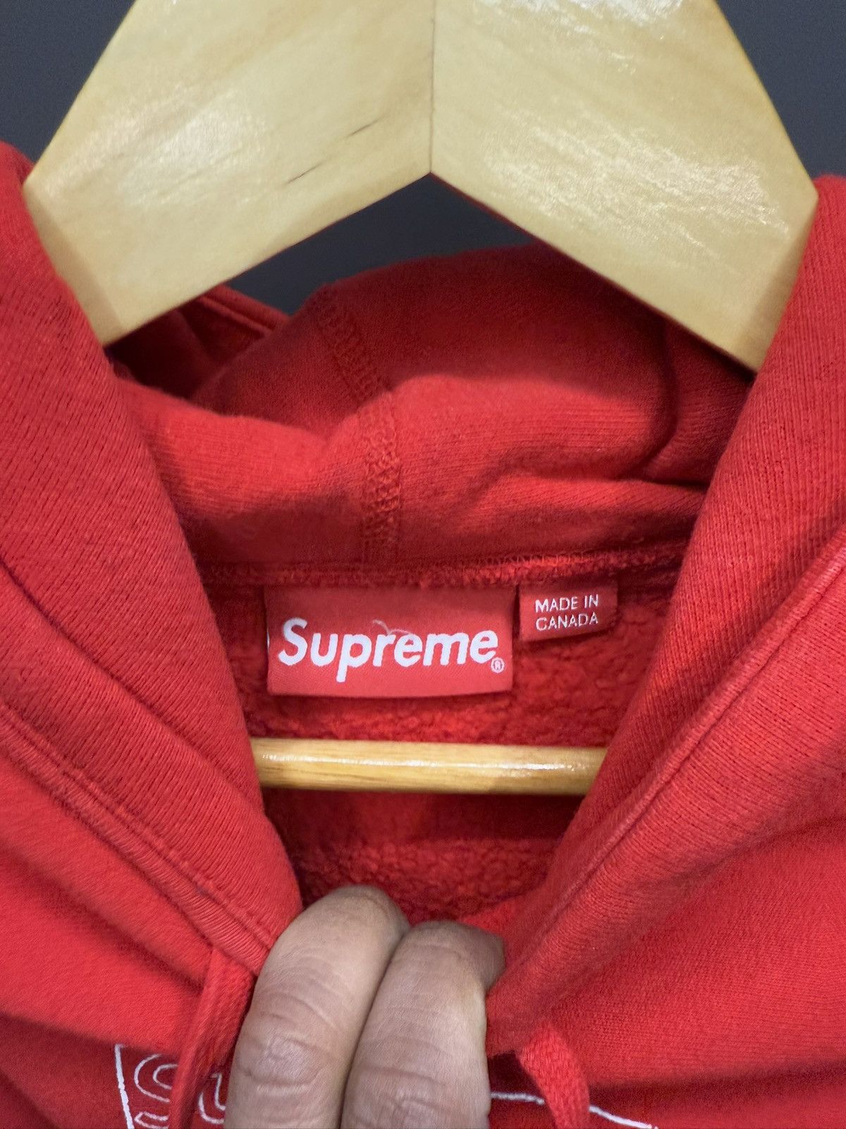 Kaws × Supreme Supreme x Kaws Chalk Box Logo Hoodie Red Size US M / EU 48-50 / 2 - 2 Thumbnail