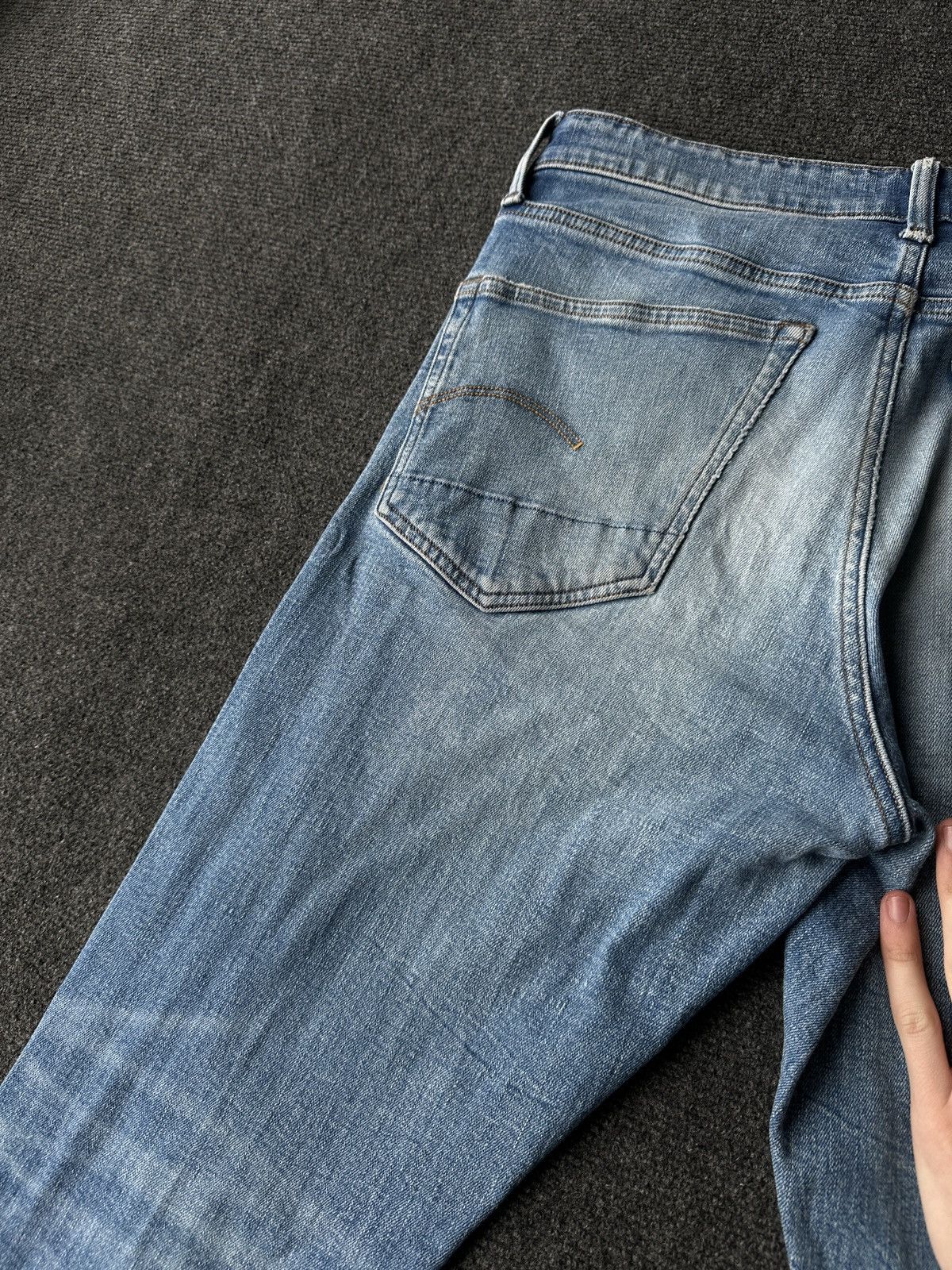 G-Star 🚨 PUNK G STAR RAW 3301 BLUE MEN DENIM JEANS Size US 32 / EU 48 - 16 Thumbnail