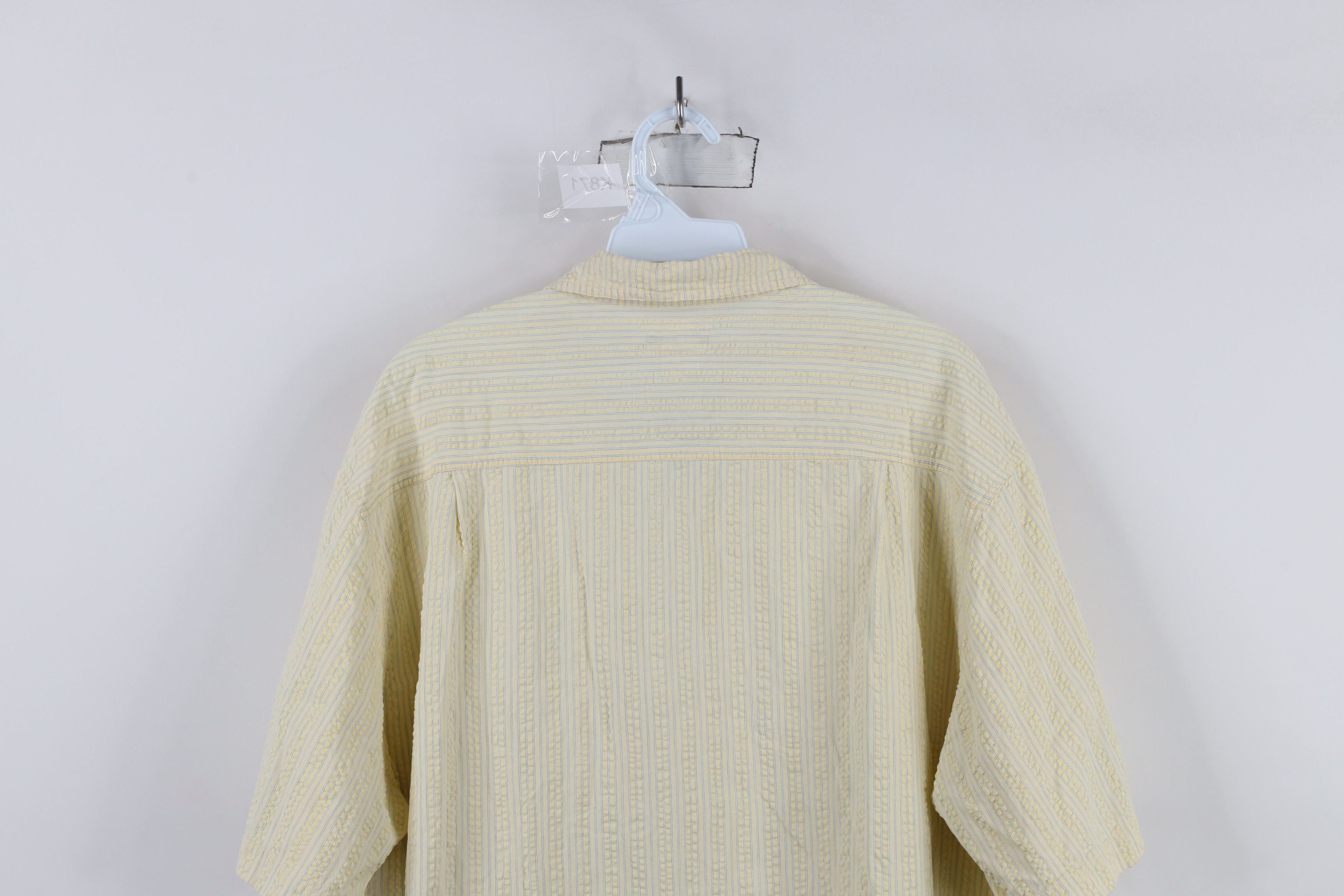Patagonia × Vintage Vintage 70s Patagonia Seersucker Short Sleeve Button Shirt Size US L / EU 52-54 / 3 - 10 Thumbnail
