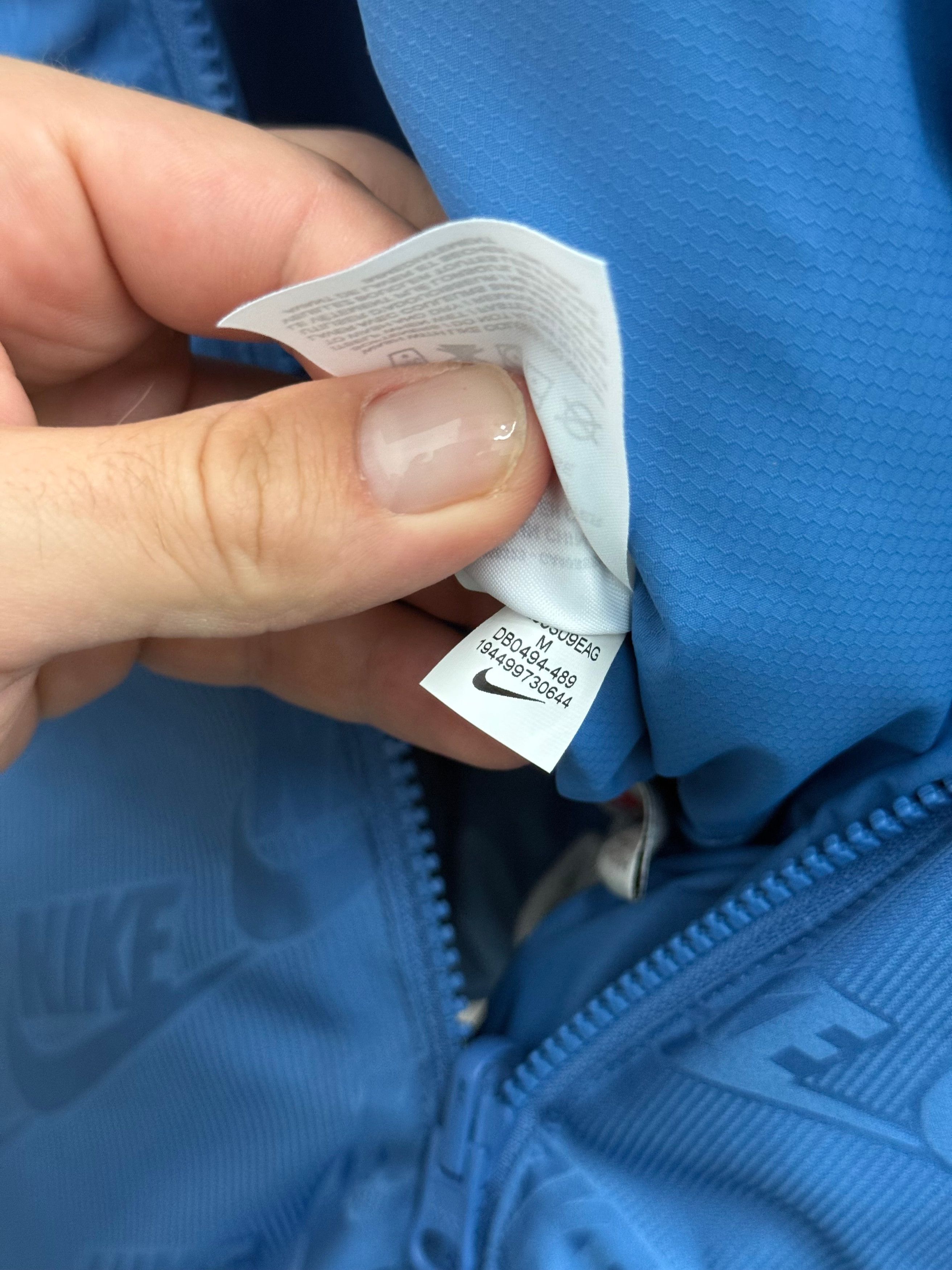 Nike × Supreme Supreme Nike Snakeskin Blue Puffer Jacket - Size M Size US M / EU 48-50 / 2 - 8 Thumbnail