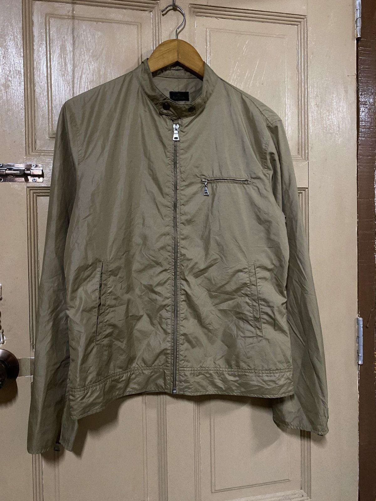 Paul Smith PS Paul Smith Khaki Lightweight Bomber Jacket Vintage Style Size L / US 10 / IT 46 - 3 Thumbnail
