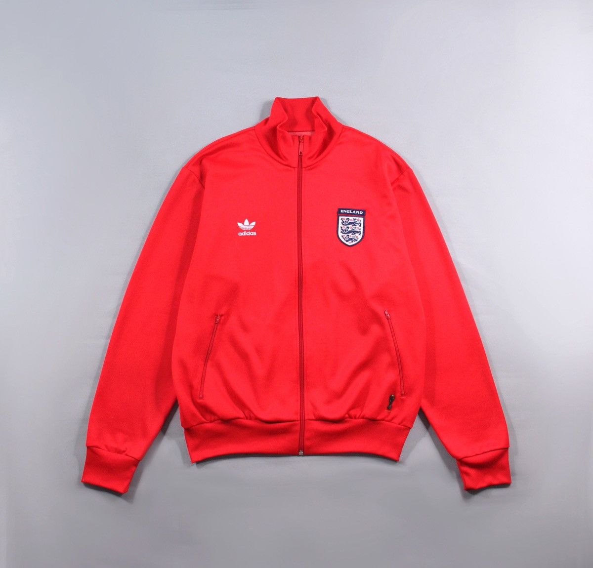 Adidas Adidas England Vintage 2006 Full Zip Jacket Red 90s XL Size US XL / EU 56 / 4 - 1 Thumbnail
