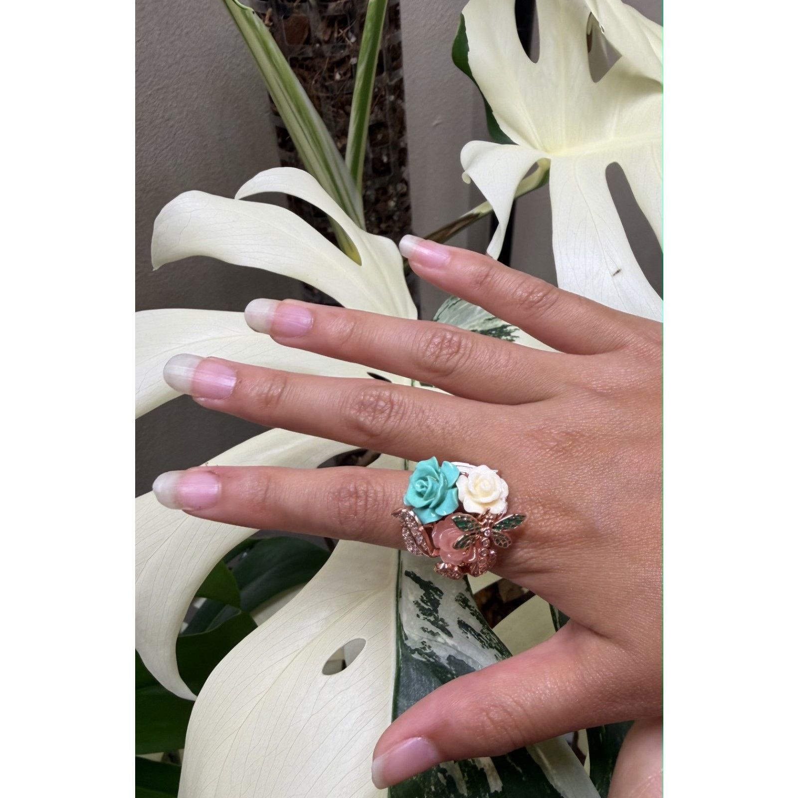 Other 925 Sterling Silver Ring Round Simulated Cz Gemstone Sz 7 Size ONE SIZE - 8 Thumbnail