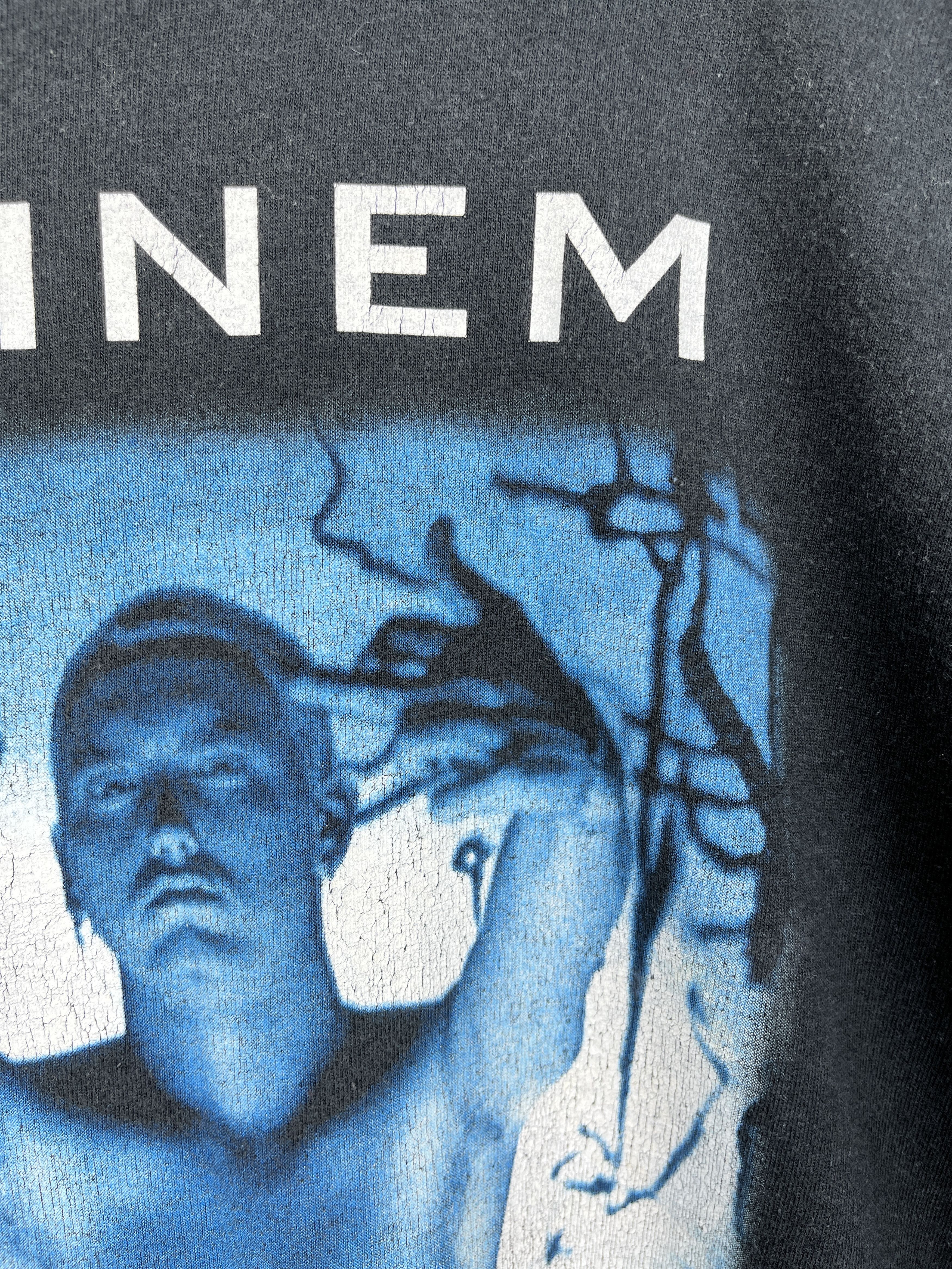 Eminem Vintage EMINEM 1999 Middle Finger Rap Slim Shady L/S T-shirt Size US M / EU 48-50 / 2 - 7 Thumbnail