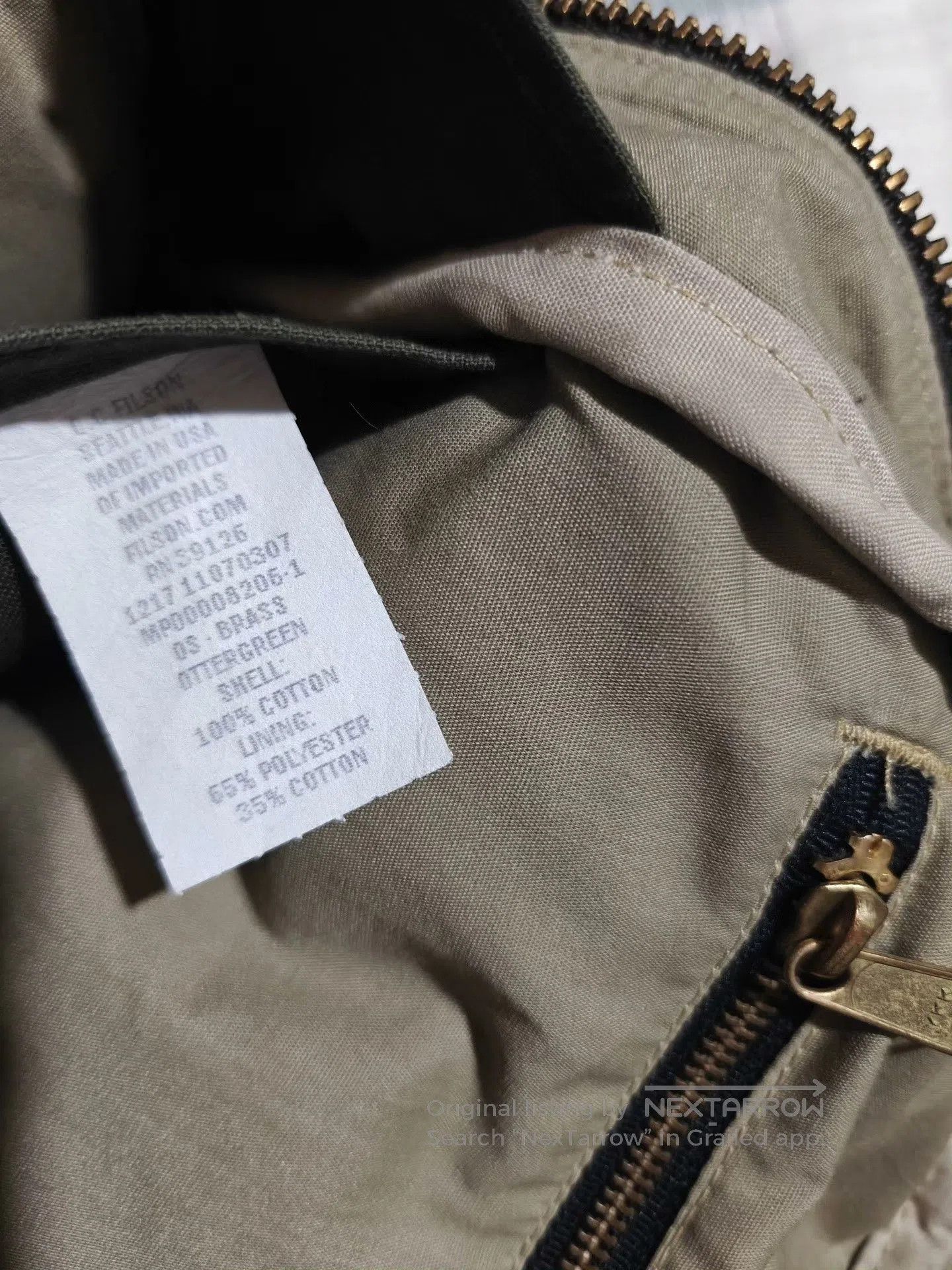 Filson Filson 70307 Waxed Canvas Backpack. Size ONE SIZE - 5 Thumbnail