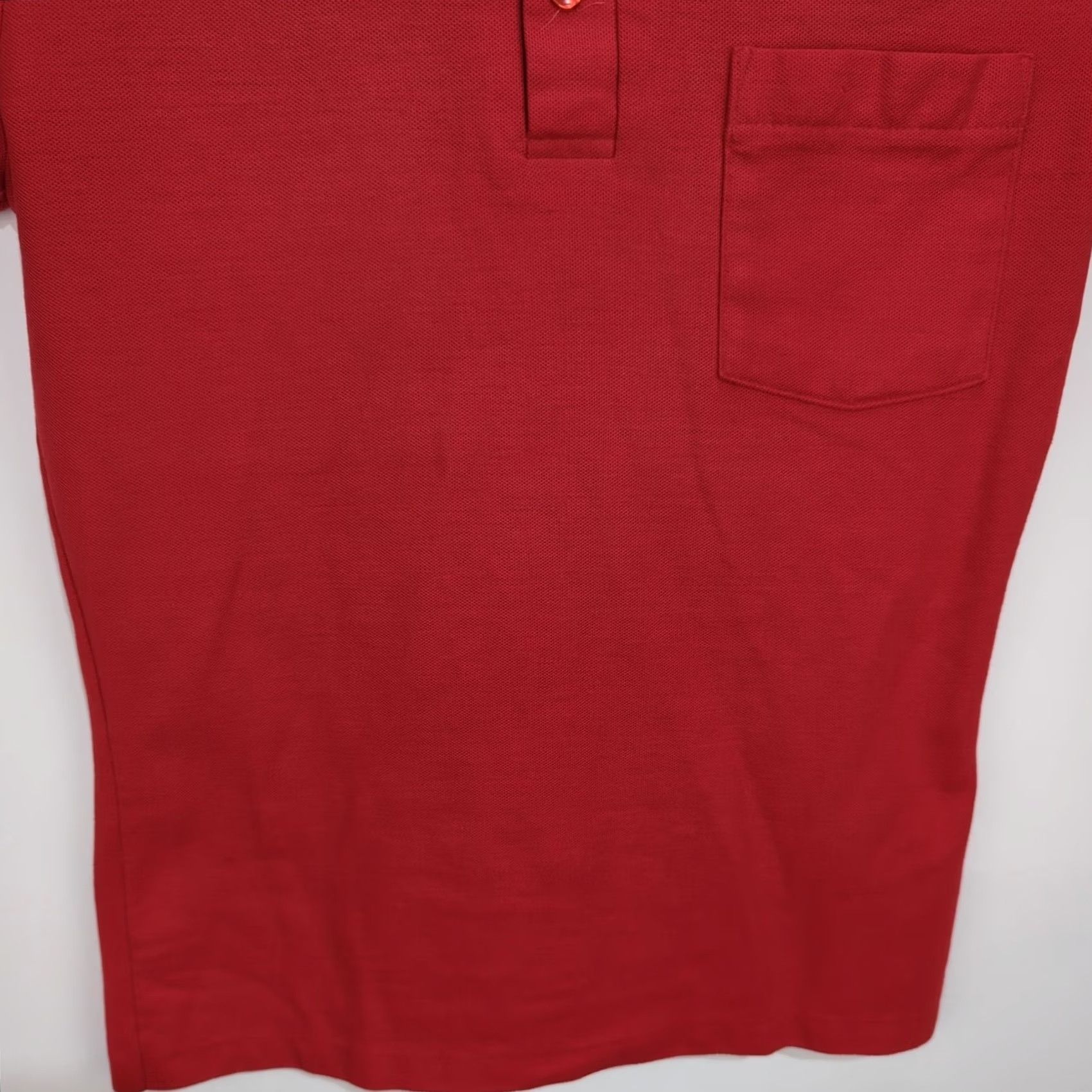 Jantzen VINTAGE Jantzen Polo Shirt Short Sleeve Red 100% Cotton Edelbrock Performance Embroidered Logo Men Small Size US S / EU 44-46 / 1 - 5 Thumbnail