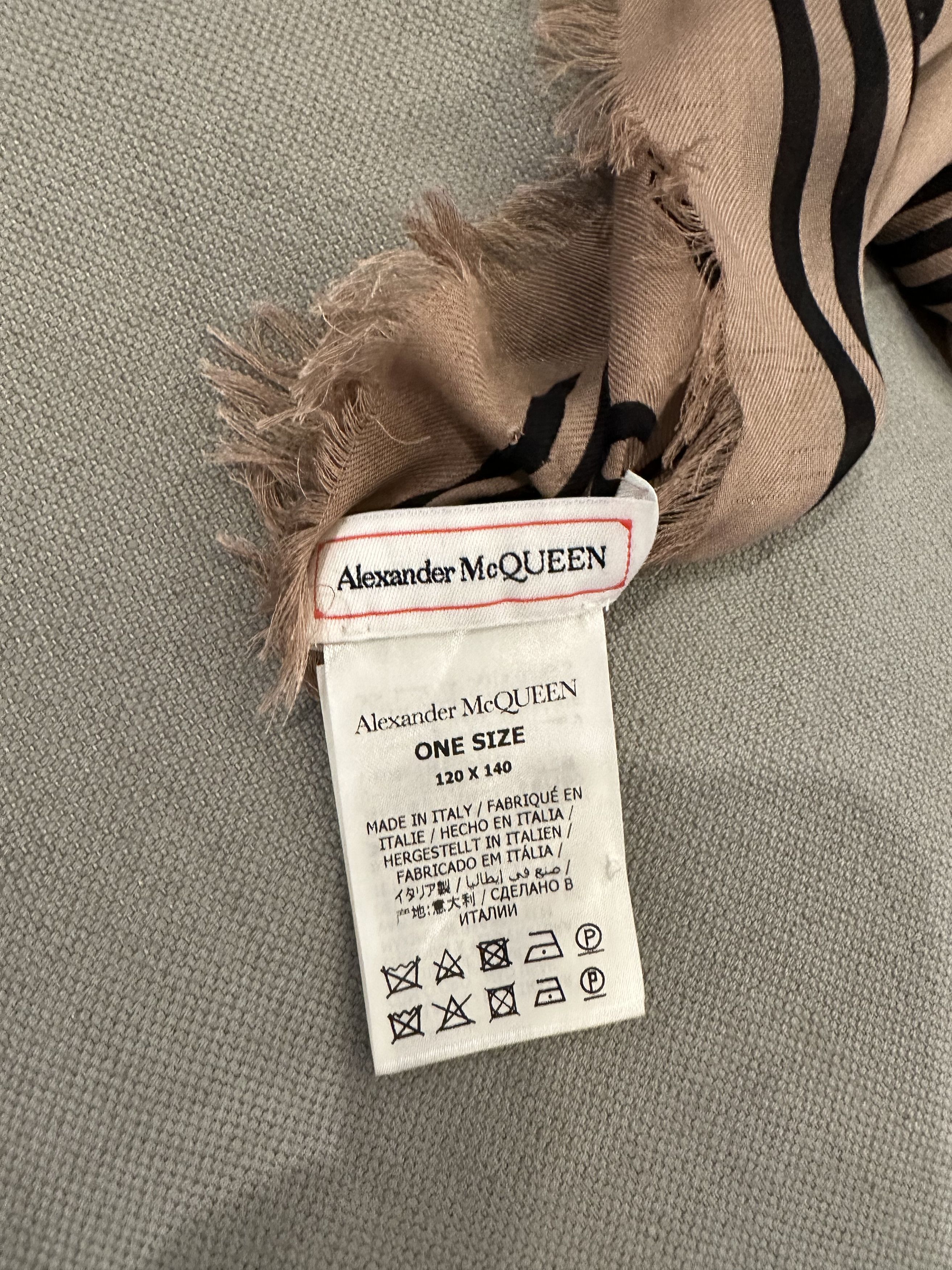 Alexander McQueen Alexander McQueen Skull Scarf Size ONE SIZE - 2 Thumbnail