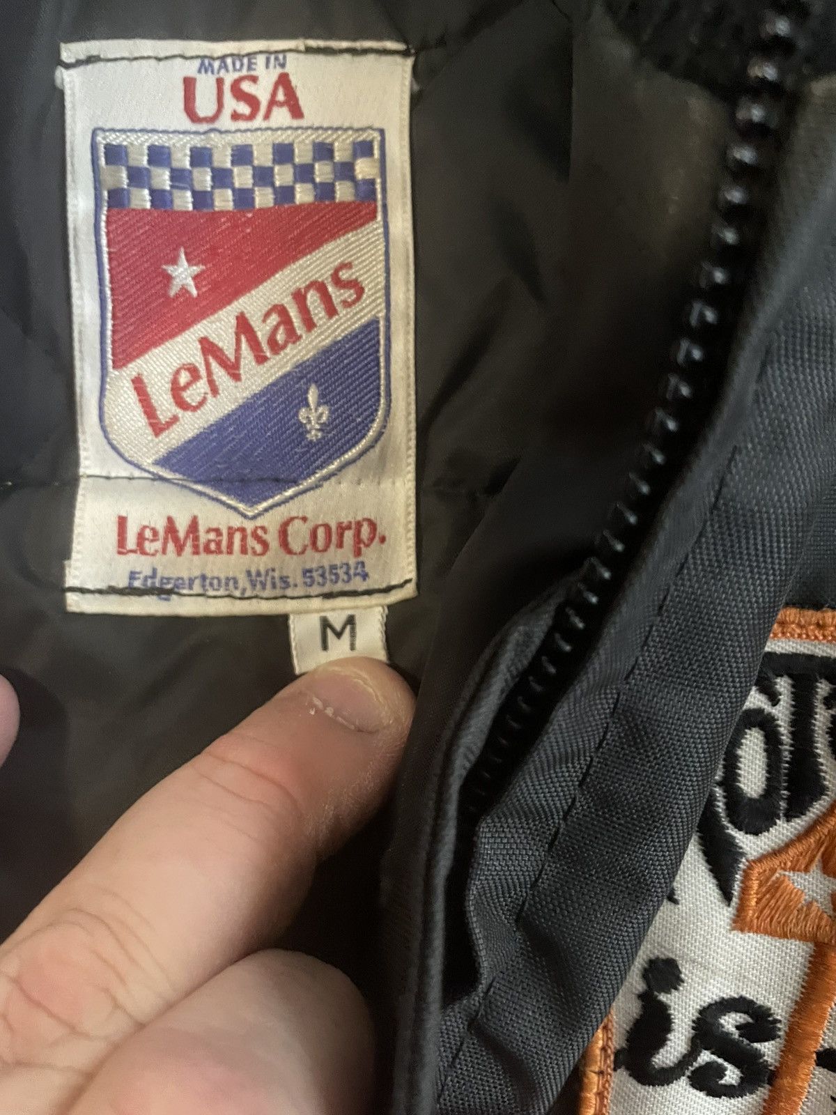 70s LeMans Corp Moto-Ski Snowmobile Jacket - M- Made in USA