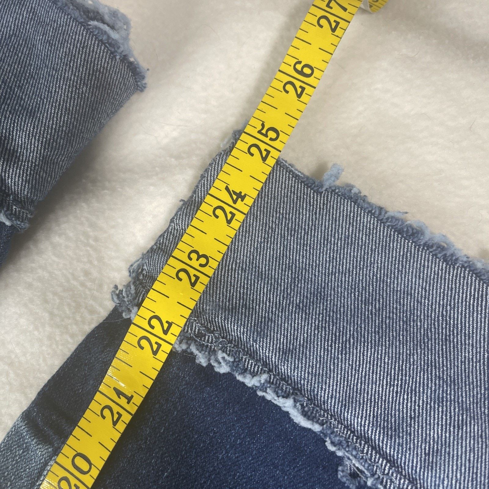 Levi's Levis 515 Capri Jeans Women's 12 M Blue Stretch Denim Size 34" / US 12 / IT 48 - 7 Thumbnail