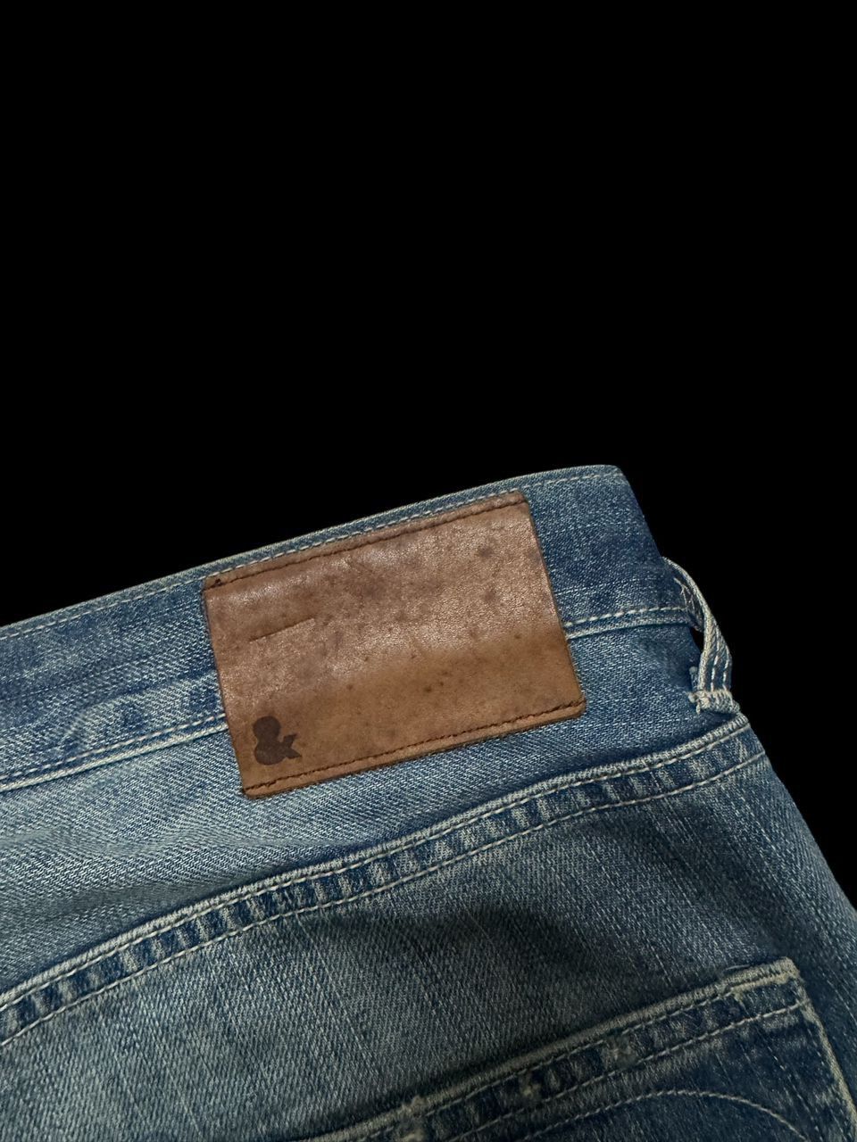 Tornado Mart INSANE Vintage Jeans Straight Leg Rusty Mudwash Distressed Size US 33 - 18 Thumbnail
