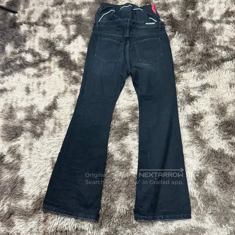Balenciaga Balenciaga Double Waist Flare Jeans. Size US 32 / EU 48 - 4 Thumbnail
