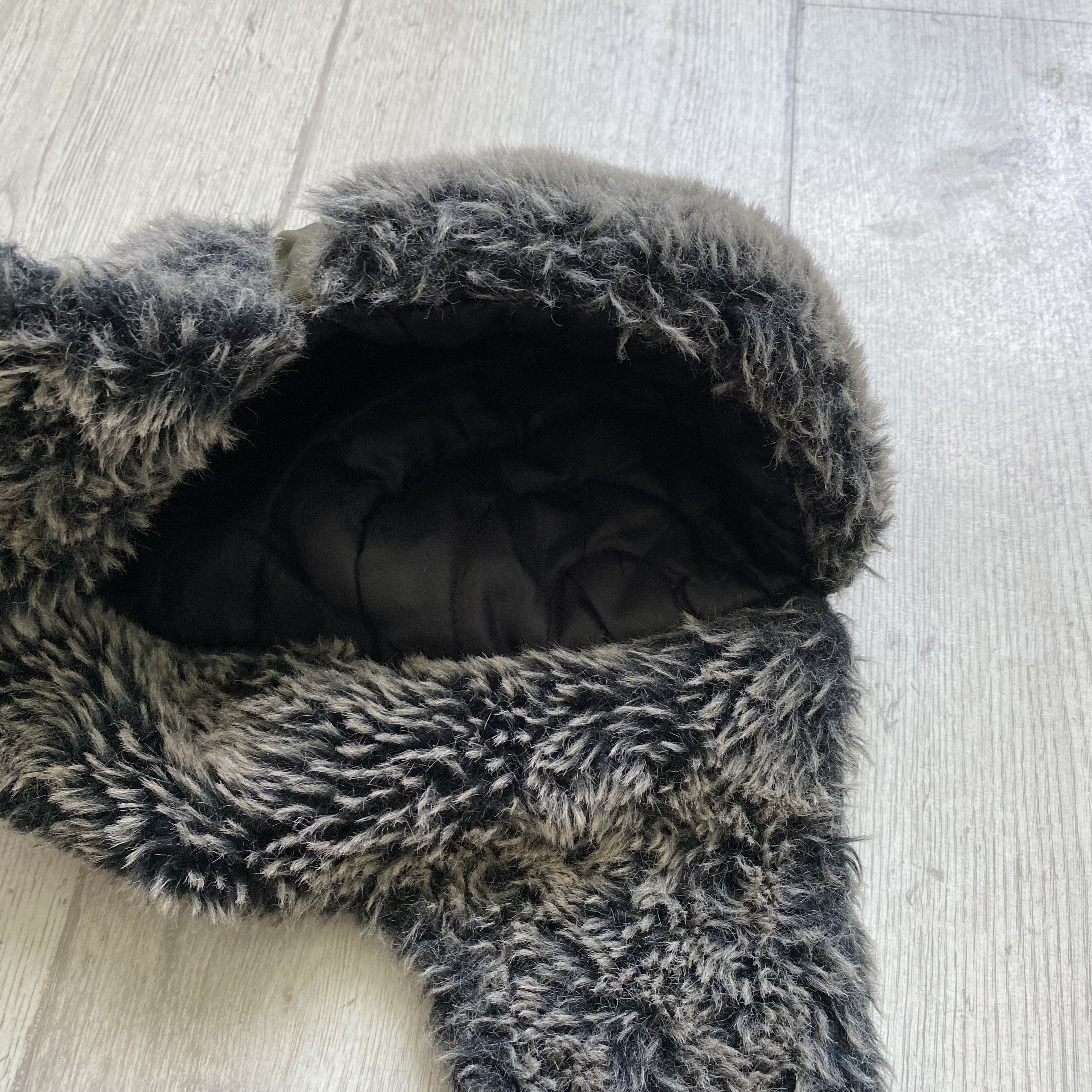 Japanese Brand Y2K Vintage 90s Japanese Trapper Fur Ushanka Winter Hat Size ONE SIZE - 3 Thumbnail