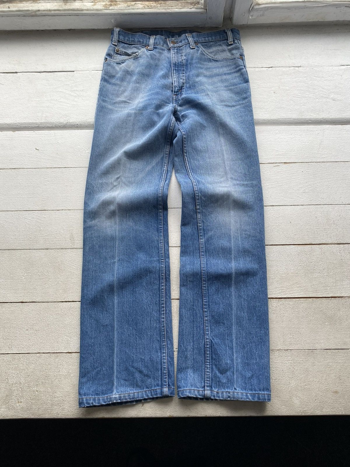Levi's Vintage Clothing 90s vntg Levi’s Orang Tab Light Wash Denim Jeans Faded Blue Size US 32 / EU 48 - 1 Thumbnail