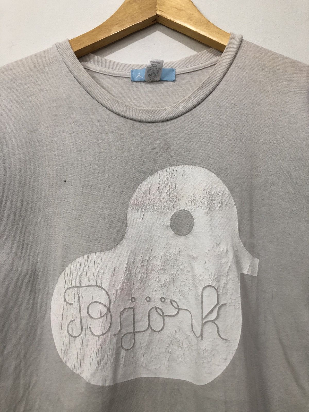 Band Tees Bjork Swan 2K Gingham T-Shirt Size US S / EU 44-46 / 1 - 2 Thumbnail