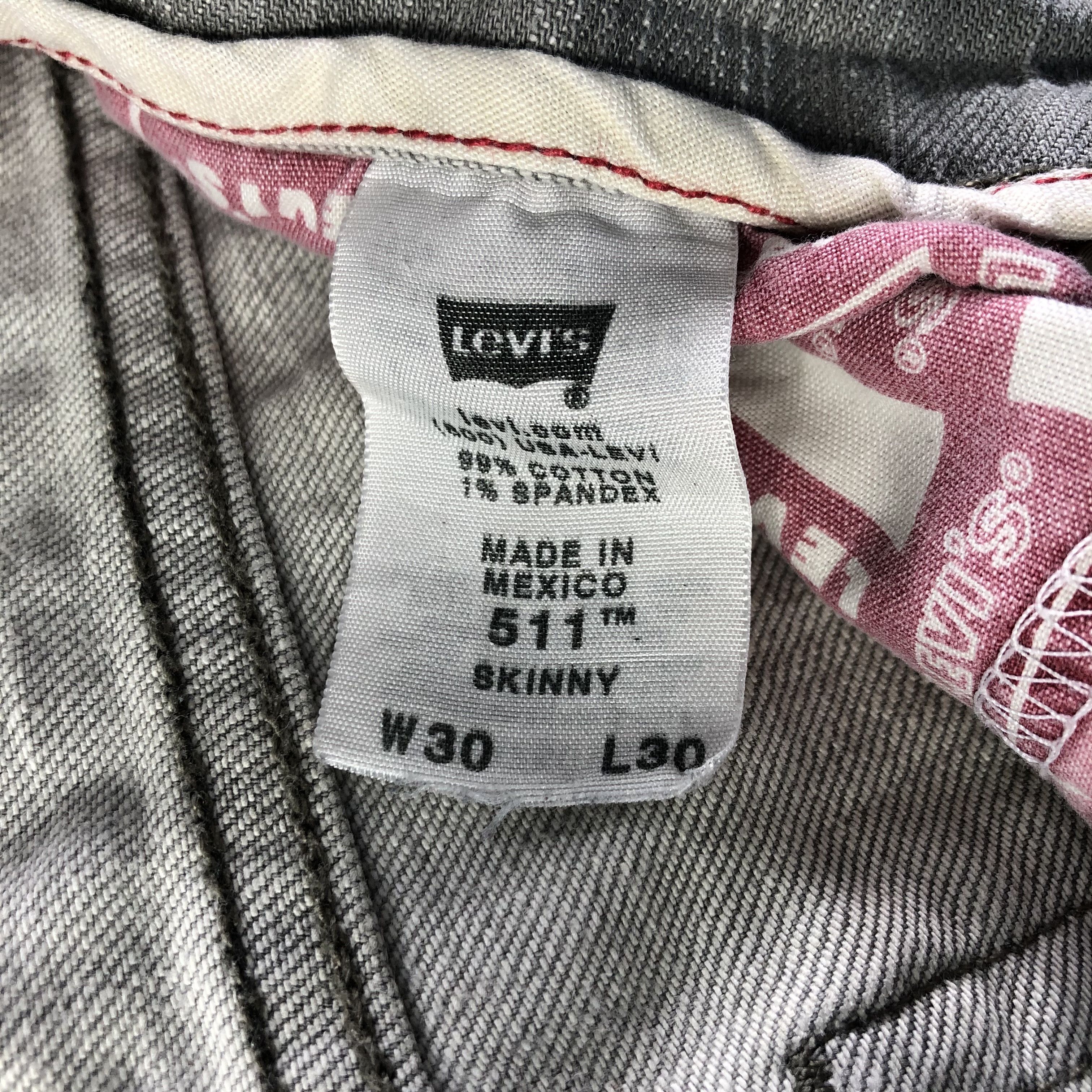 Levi's × Vintage Vintage Levis 511 Jeans-JM3468 Size 30" / US 8 / IT 44 - 8 Thumbnail