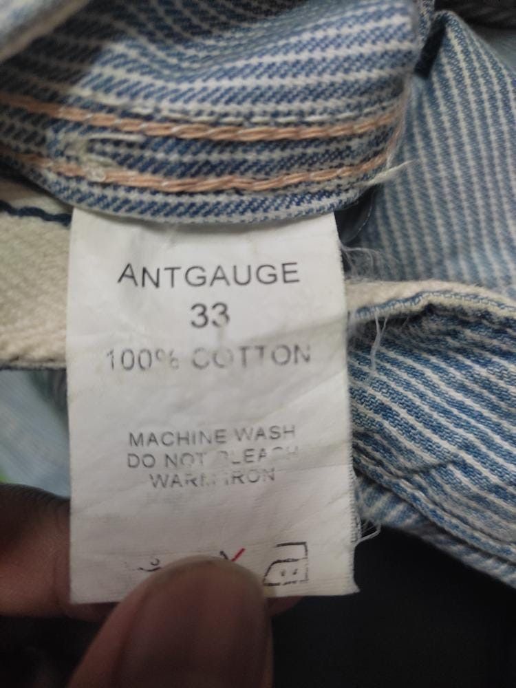 Japanese Brand × Vintage ANTGAUGE S.P. PLATINUM JEANS VINTAGE JAPANESE BRAND Size US 34 / EU 50 - 7 Thumbnail