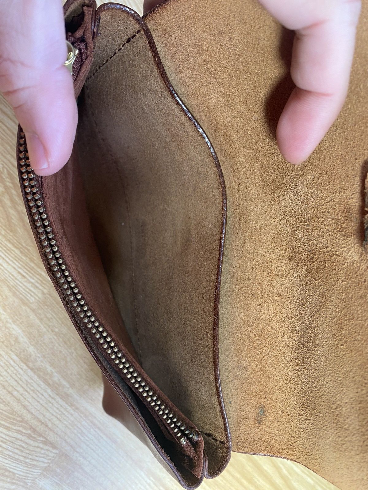 Leather × Vintage Elegant Leather Long Wallet Size ONE SIZE - 8 Thumbnail