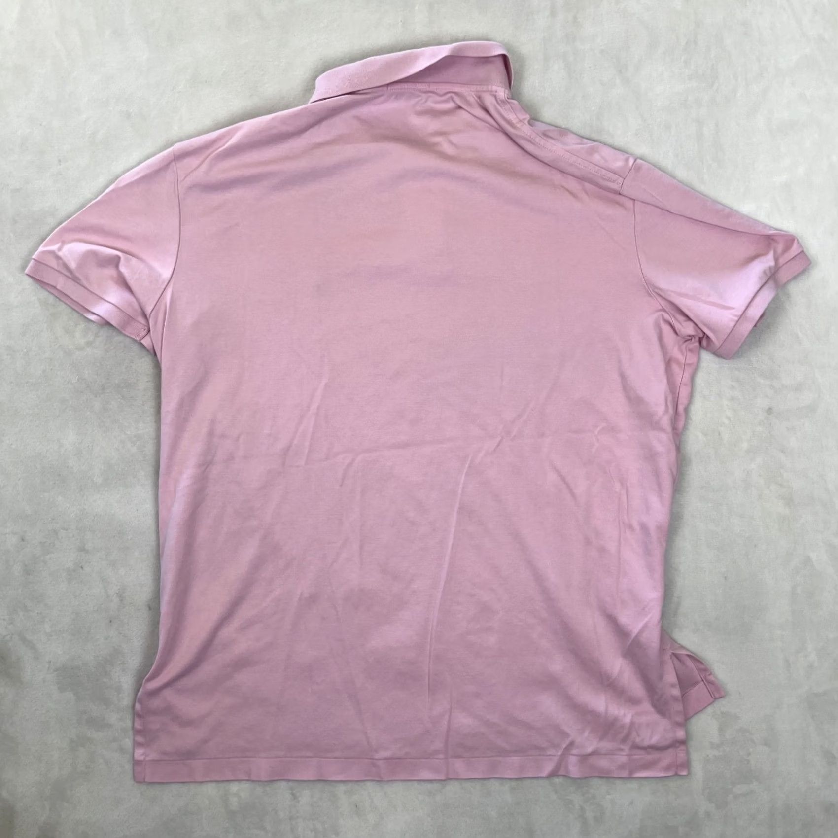 Polo Ralph Lauren Polo Ralph Lauren Polo Shirt XL Pink Cotton Regular Short Sleeve Collared Knit Logo Men Golf Classic Vintage: No Size US XL / EU 56 / 4 - 7 Thumbnail