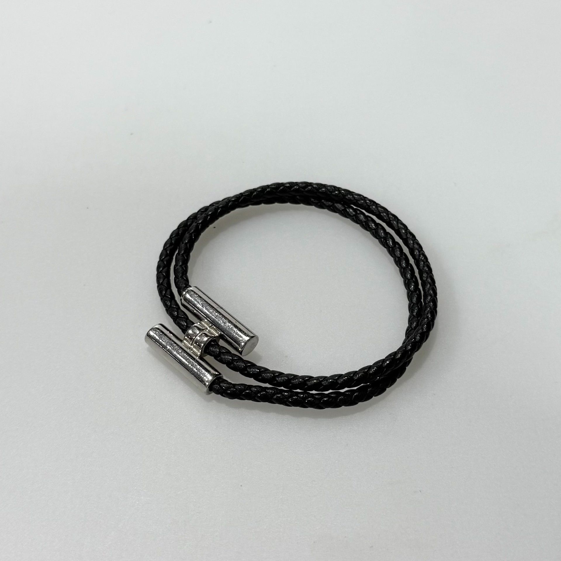 Hermes Hermes H Letter Woven Double Loop Bracelet Size ONE SIZE - 2 Thumbnail