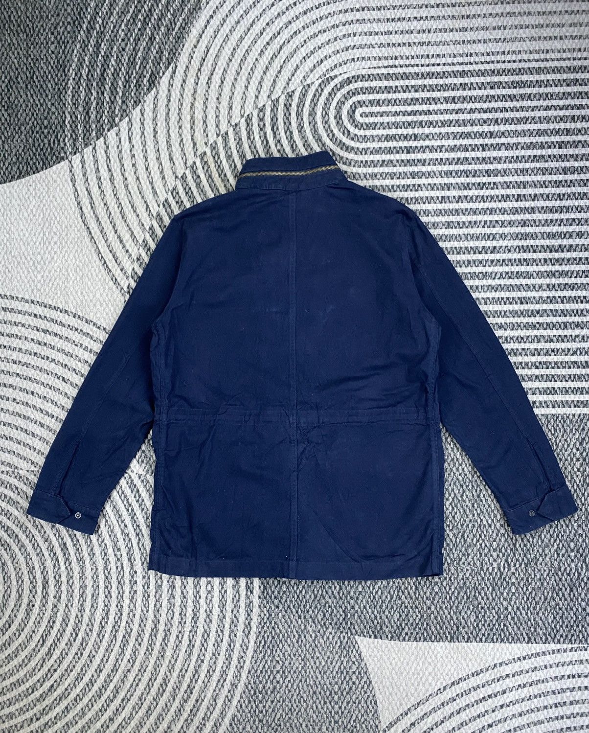 Lands' End Vintage Lands’ End Navy Blue Utility Field Zipper Jacket Size US M / EU 48-50 / 2 - 2 Thumbnail