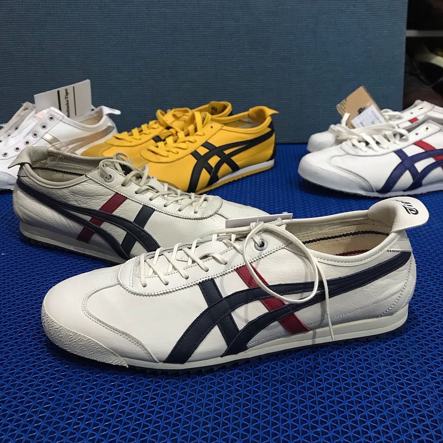 Onitsuka Tiger Cream Navy Navy Blue Onitsuka Tiger 66 Slip On Jual