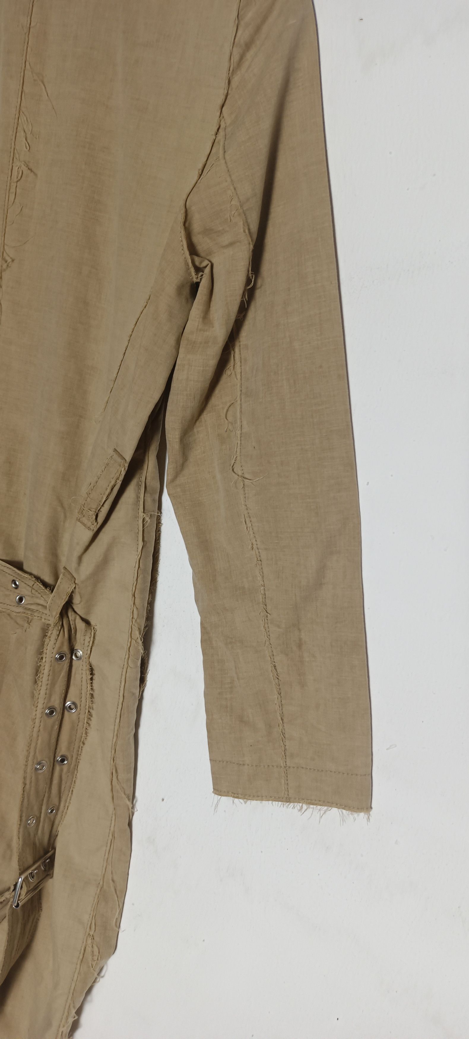 Burberry Design Rare 🔥Burberry Trench Coat design hairy thread Size US XS / EU 42 / 0 - 10 Thumbnail