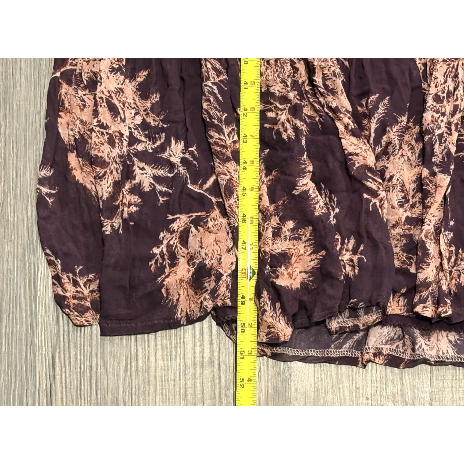 Anthropologie Anthropologie Somerset Purple Floral Chiffon Maxi Dress | Dress | Women’s Size S | Purple | V-Neck | Short Sleeve | Viscose Chiffon Size S / US 4 / IT 40 - 4 Thumbnail
