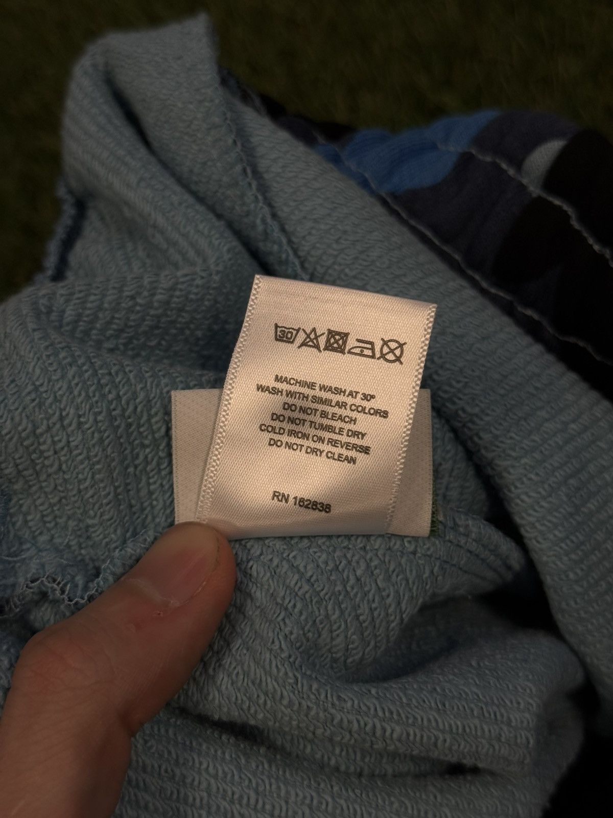 DENIM TEARS Denim Tears Sweatpants Blue Cotton Wreath Camo Size XL New Size US 33 - 11 Thumbnail