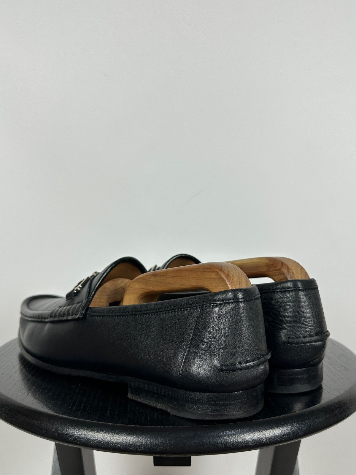 Gucci Gucci Horsebit Black Leather Slip On Loafers Size US 9 / EU 42 - 5 Thumbnail