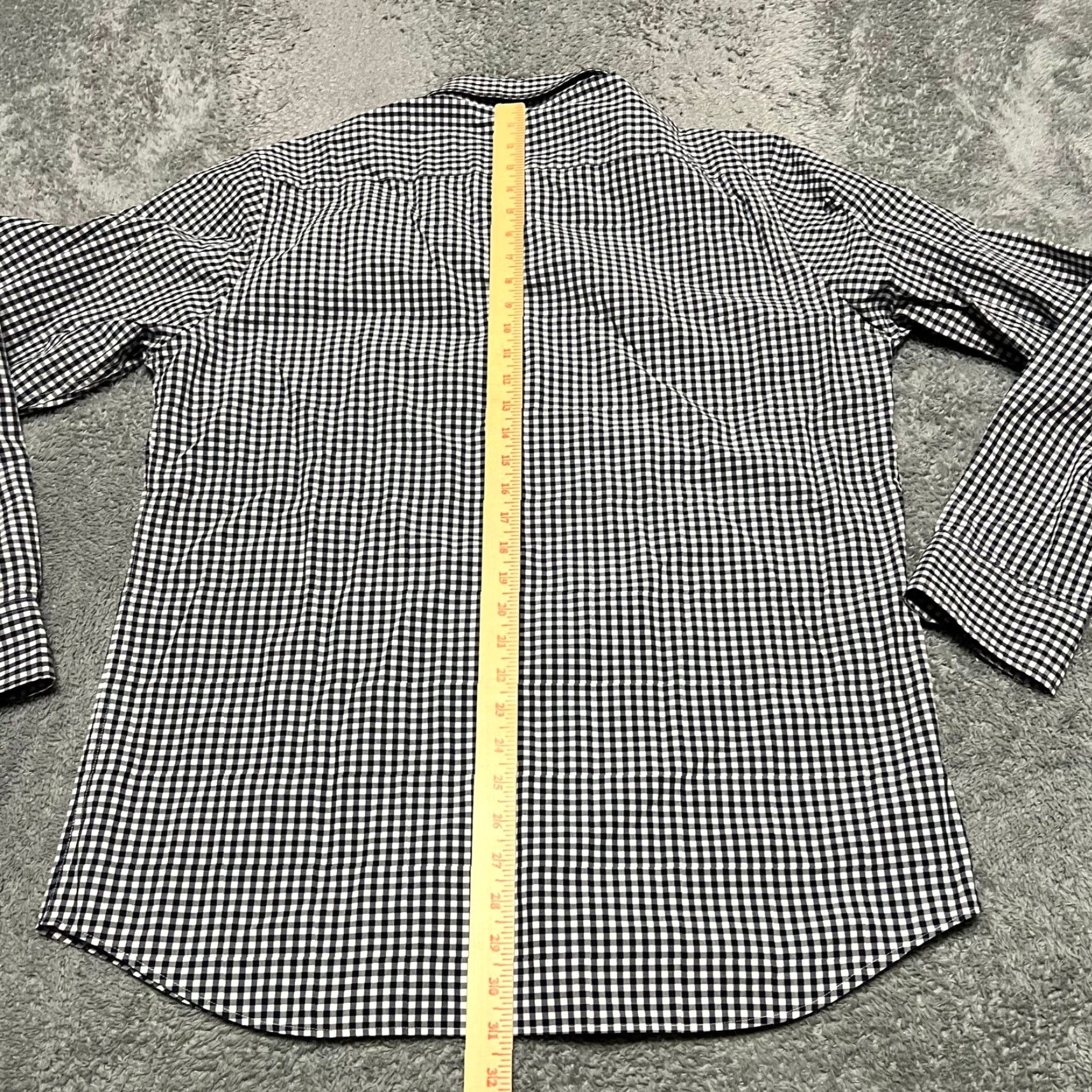 UNTUCKit UNTUCKit Shirt Mens XXL Blue Check Plaid Long Sleeve Button Size US XXL / EU 58 / 5 - 4 Thumbnail