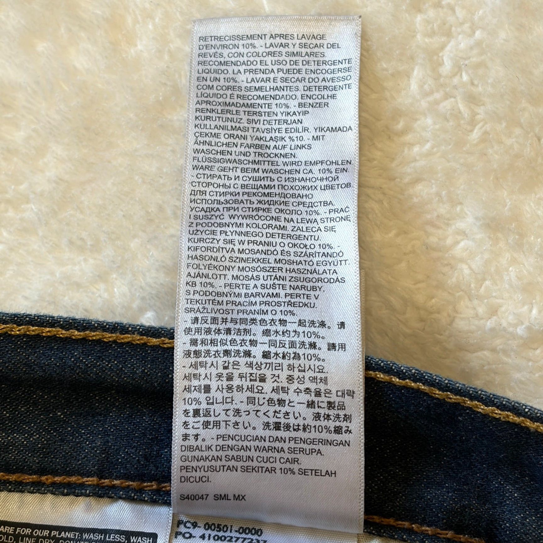 Levi's Levi's 501 Jeans Mens 36 x 30 Regular Straight Denim Blue Shrink-To-Fit Button Fly 5-Pocket Size US 36 / EU 52 - 7 Thumbnail