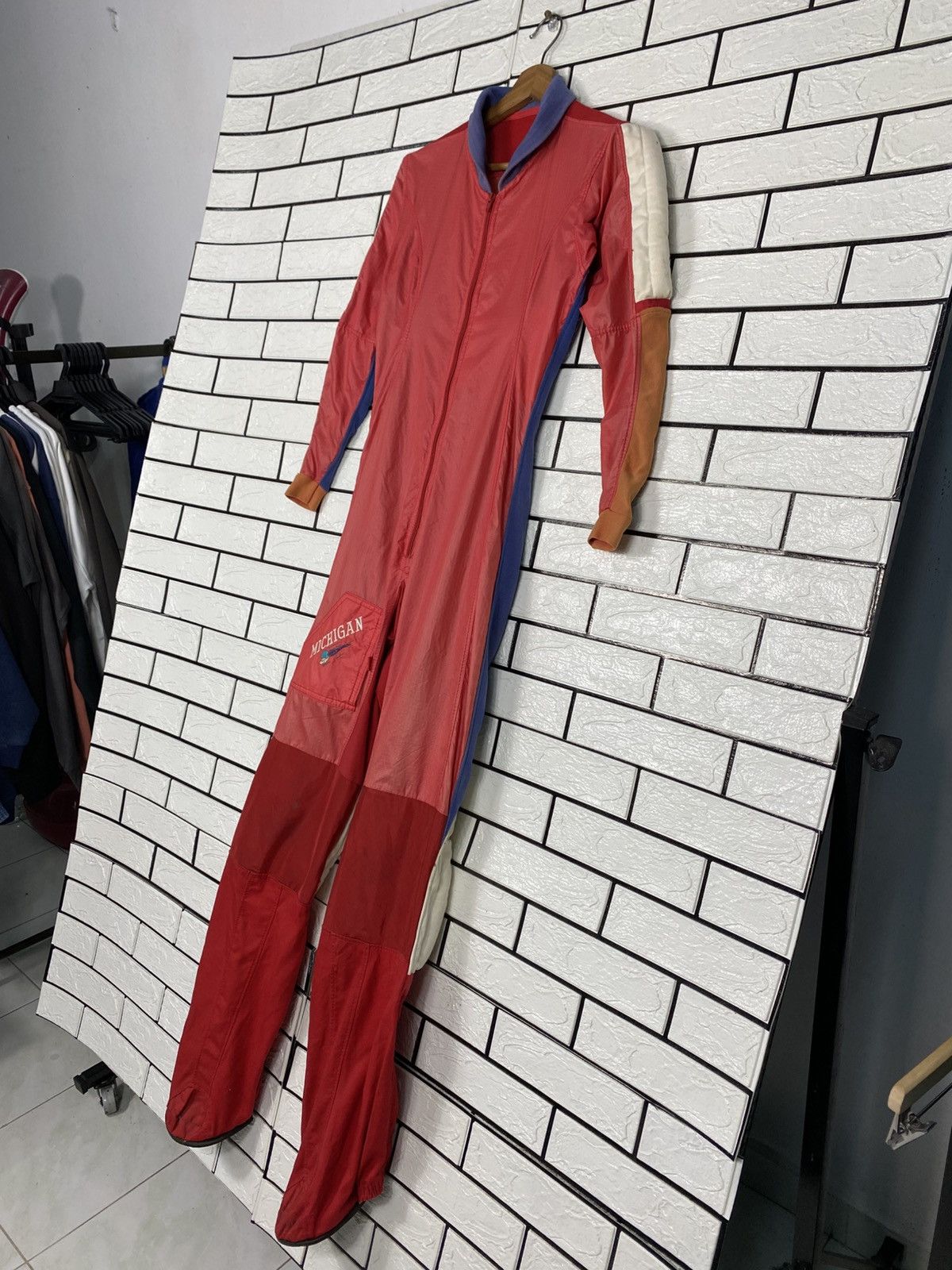 Japanese Brand 📌Vintage Jumpsuit Racing Wear Michigan Size US 30 / EU 46 - 3 Thumbnail