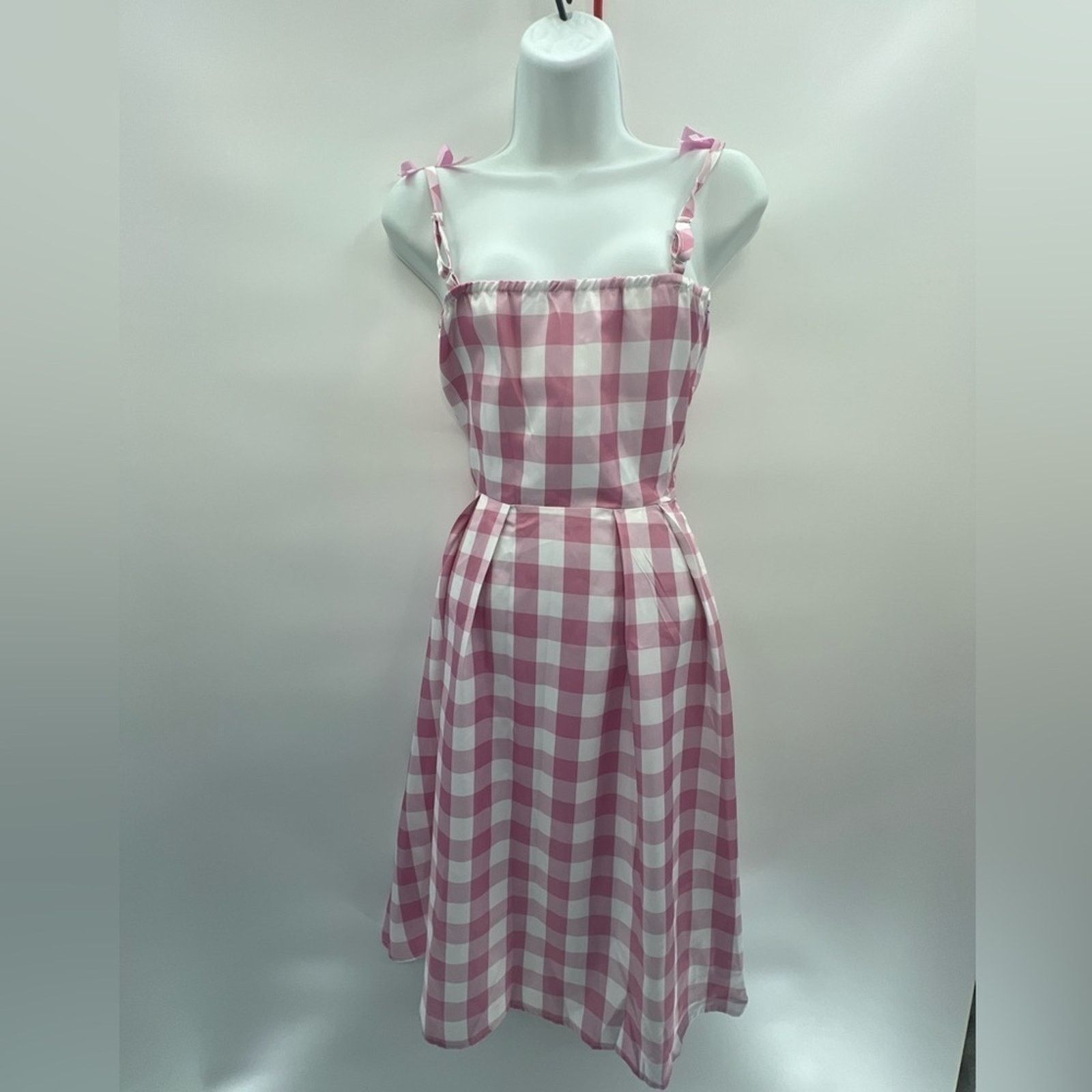 & Other Stories - Retro Pearls Barbie Gingham Dress - Size 2XL, NWOT Size XXL / US 16-18 / IT 52-54 - 1 Thumbnail