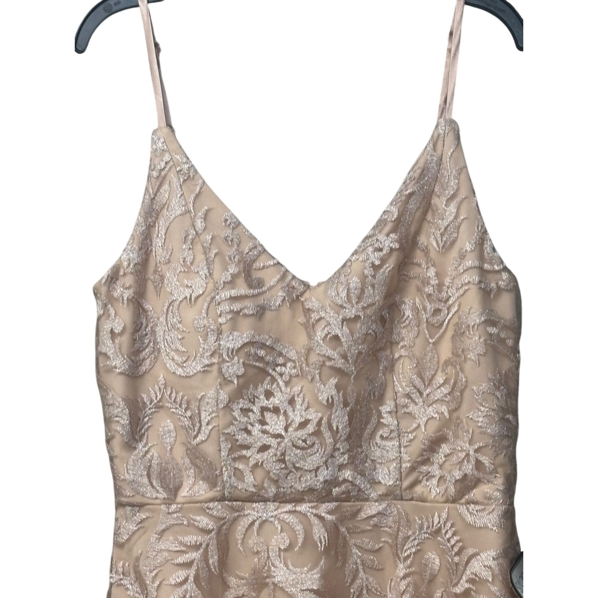 Other Speechless Juniors' Shimmer Embroidered Fit & Flare Dress Nu Size ONE SIZE - 4 Thumbnail