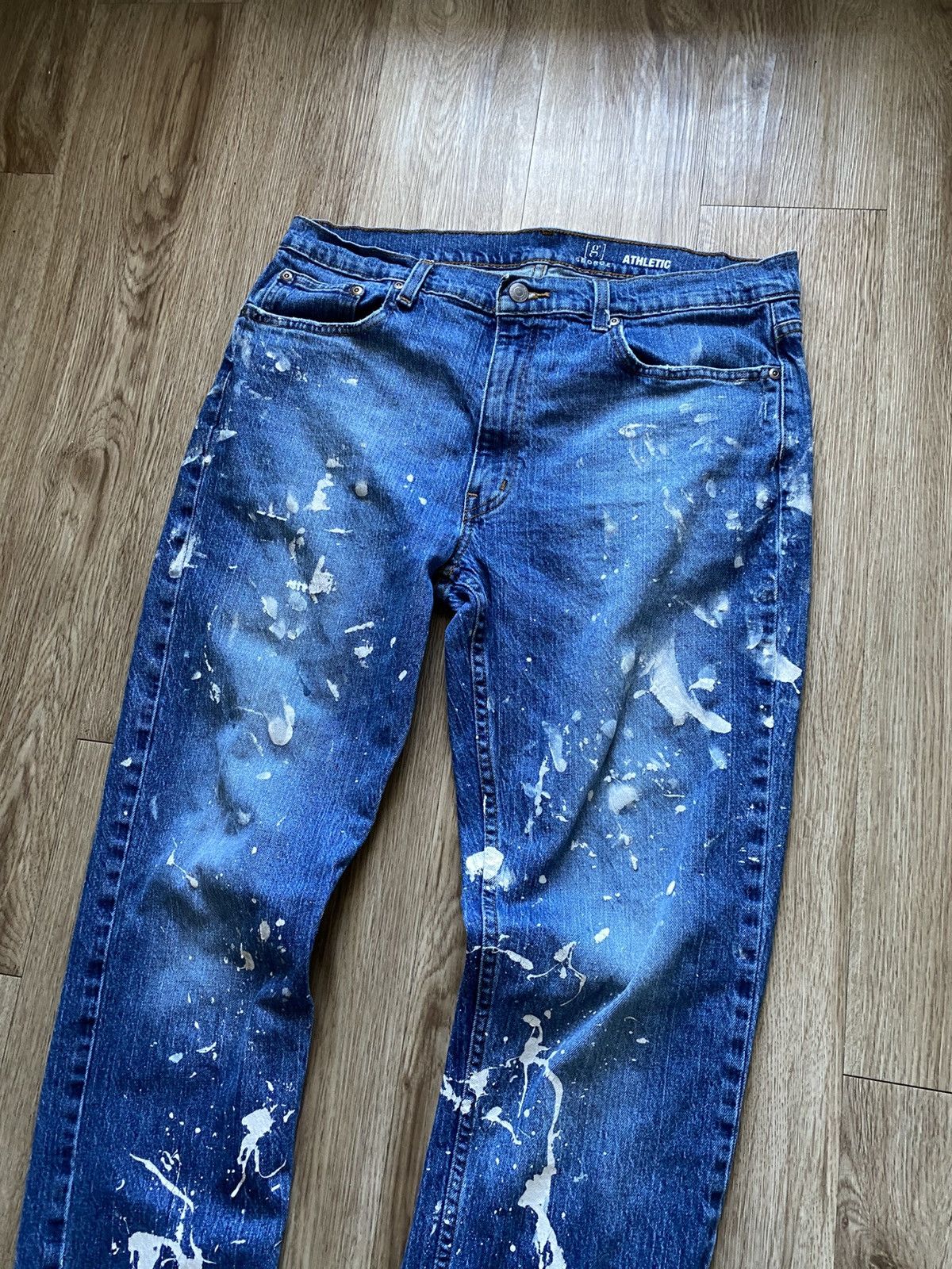 Vintage Vintage Y2K All Over Paint Denim Jeans Helmut Lang Style Size US 32 / EU 48 - 4 Thumbnail