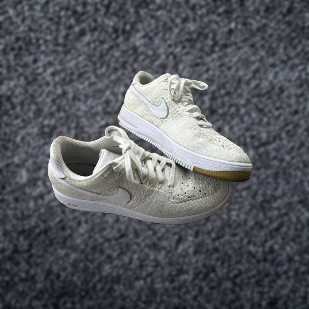 Nike RARE AIR FORCE 1 ULTRA FLYKNIT LOW WHITE ICE 817419-100 Men Size 10 Nike Sneakers Shoe Low Top Casual Vintage 2016 Winter? Size US 9 / EU 42 - 1 Thumbnail