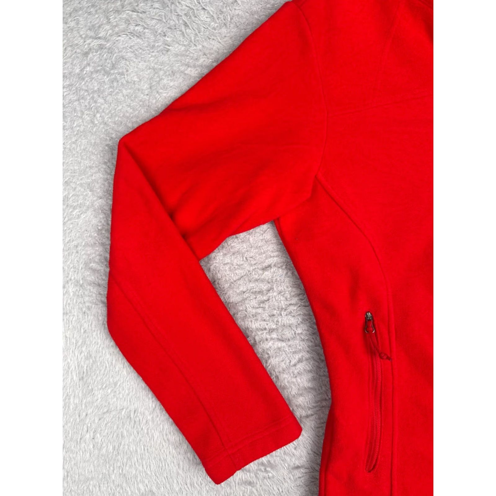 Vintage Columbia Fleece Jacket Women Small Red Full Zip Lightweight Outdoor Hike Poly Size S / US 4 / IT 40 - 6 Thumbnail