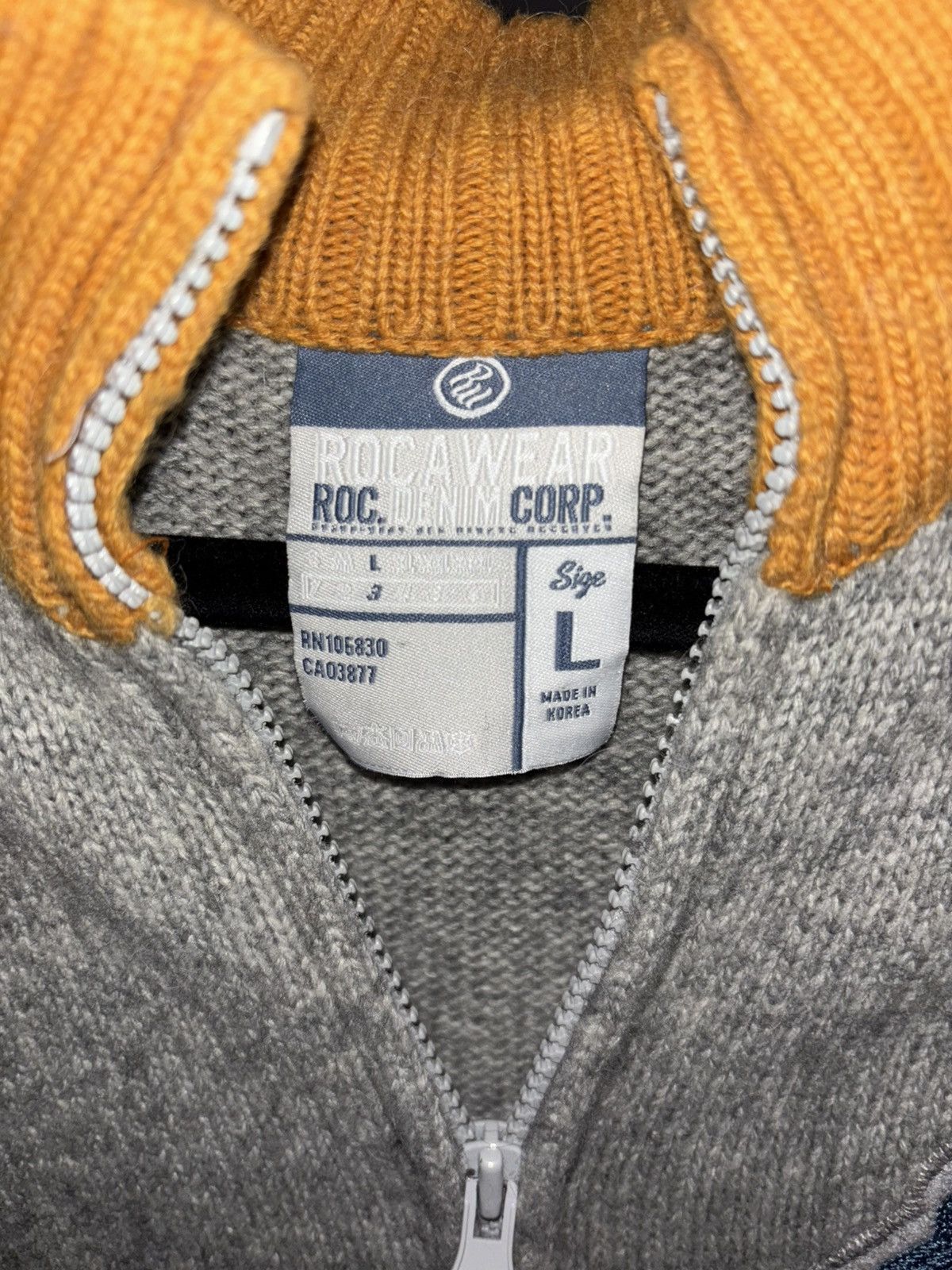 Rocawear Rocawear Knitted Sweater Size US L / EU 52-54 / 3 - 6 Thumbnail
