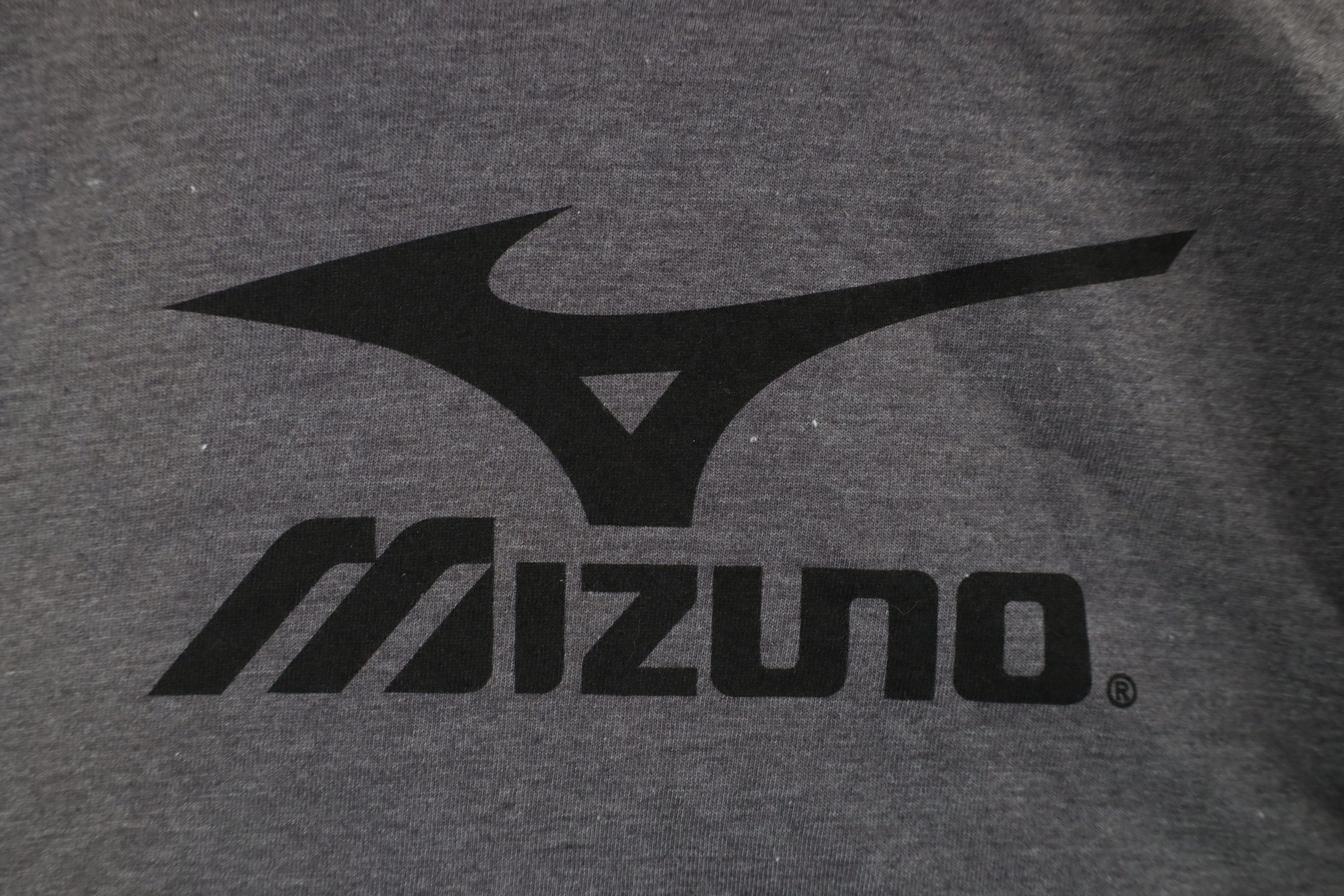 Mizuno × Vintage Vintage 90s Mizuno Big Logo Short Sleeve T-Shirt Gray USA Size US S / EU 44-46 / 1 - 4 Thumbnail