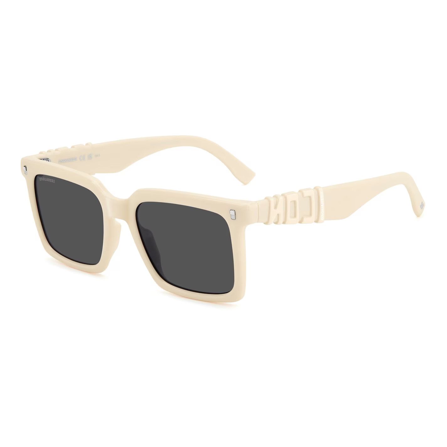 Dsquared2 o1g2r1mq0426 Size: 53CM / Round Sunglasses in Ivory Size ONE SIZE - 2 Thumbnail