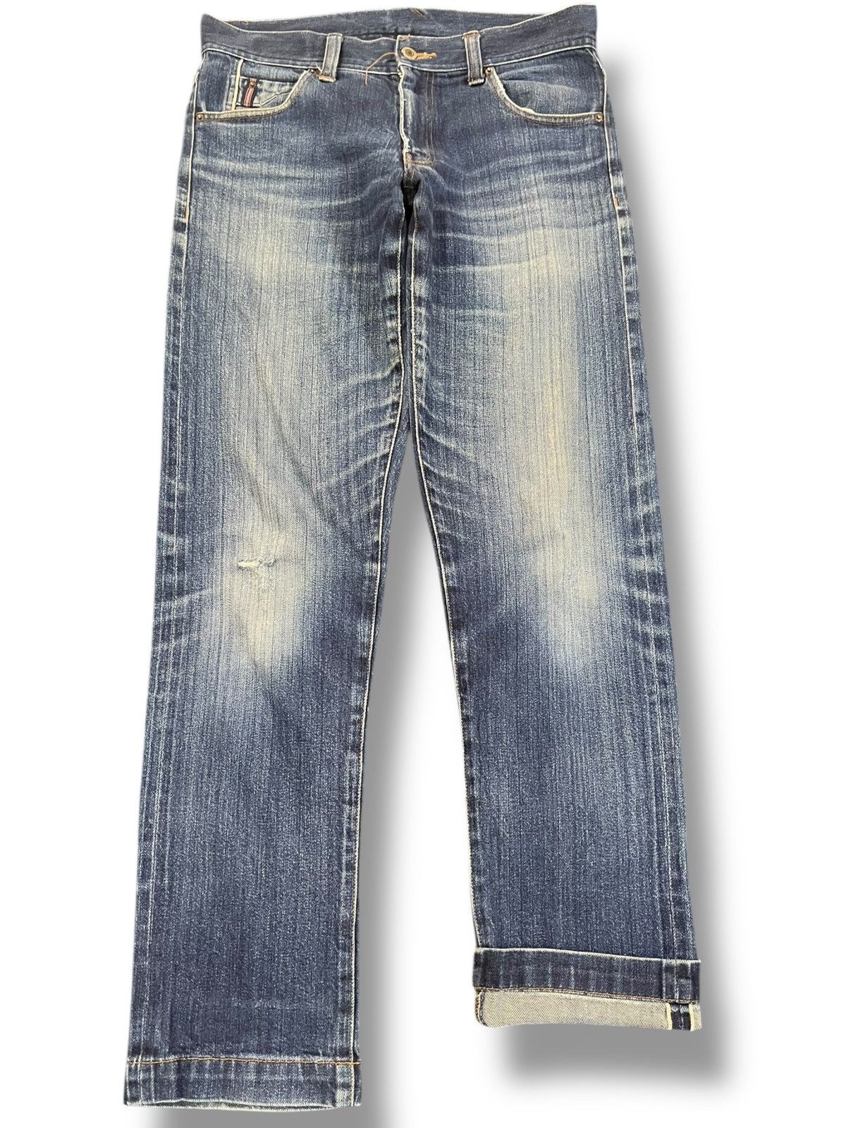Japanese Brand × Yasuyuki Ishii Vintage Alcott Hill Selvedge Slim Fit Denim Size US 31 - 1 Thumbnail