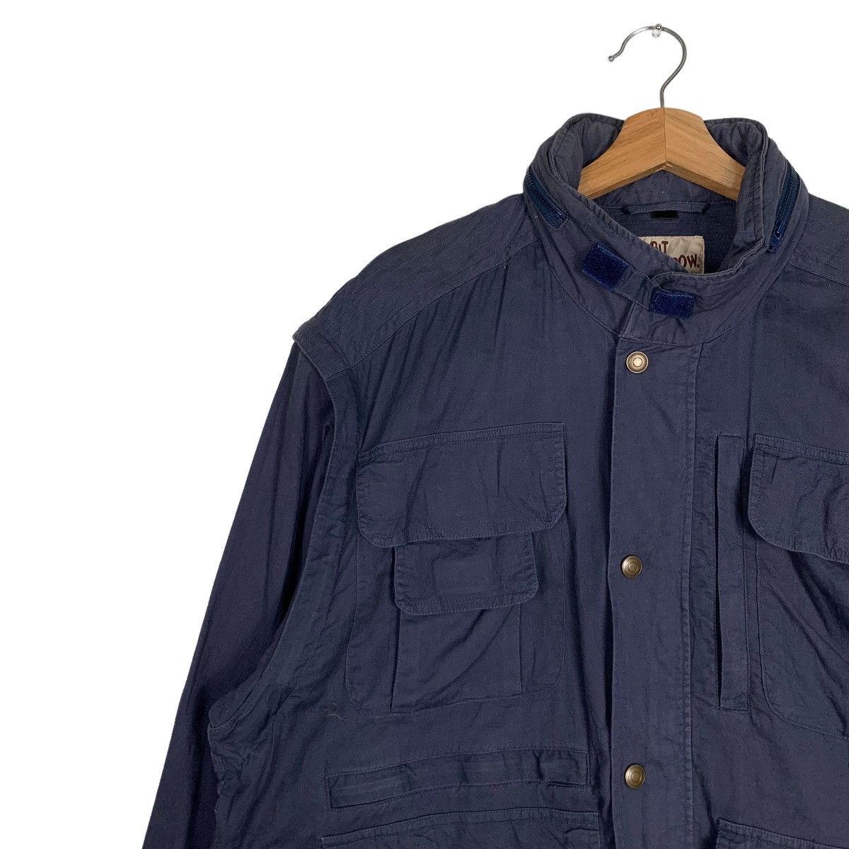Japanese Brand RABBIT ARROW Four Pocket Utility Work Chore Jacket #0287-C13 Size US L / EU 52-54 / 3 - 7 Thumbnail