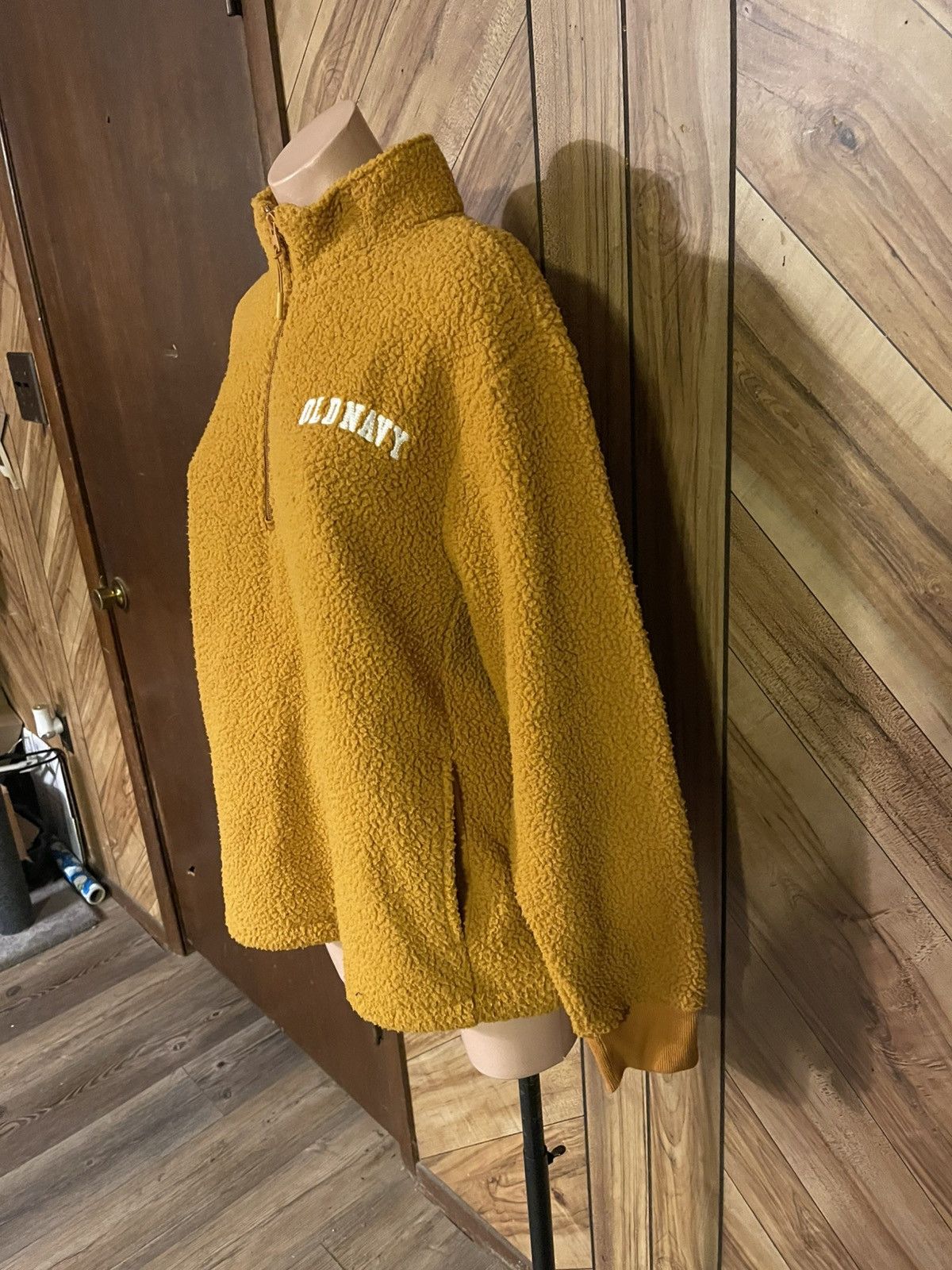Old Navy Old Navy Men’s Large Dark Orange Sherpa Fleece Jacket Size US L / EU 52-54 / 3 - 5 Thumbnail
