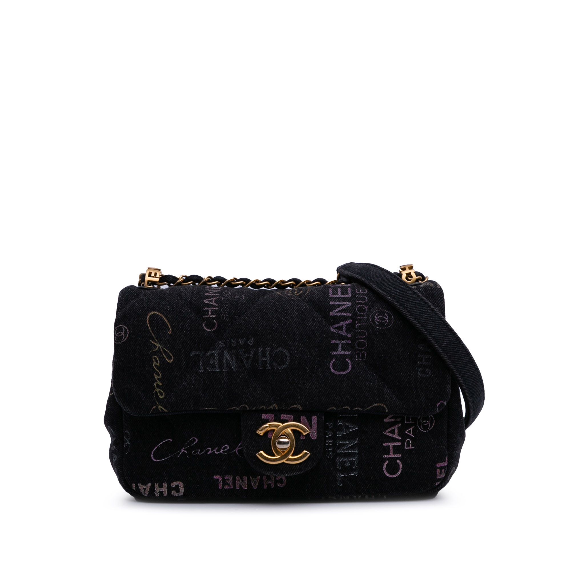 Chanel Chanel Mini Rectangular Quilted Denim Mood Flap Size ONE SIZE - 1 Thumbnail