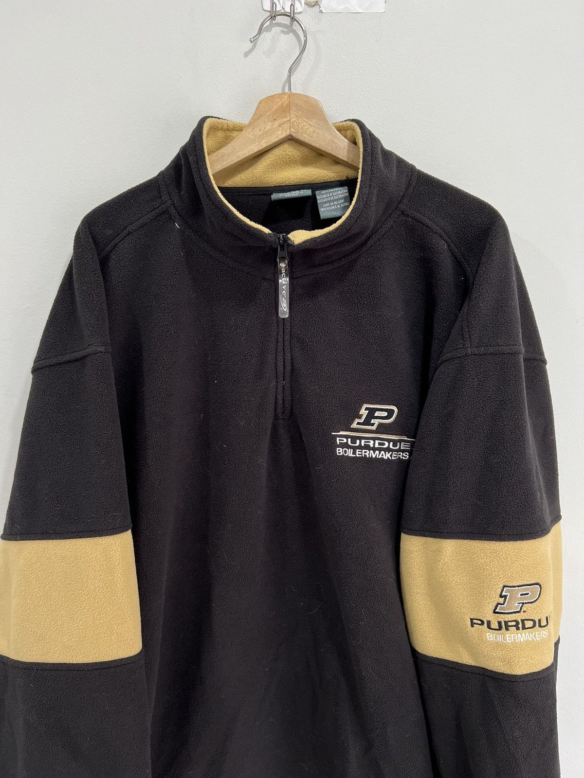 Vintage Vintage Purdue Boilmakers Sweater Fleece Quarter Zip xxl Size US XXL / EU 58 / 5 - 3 Thumbnail