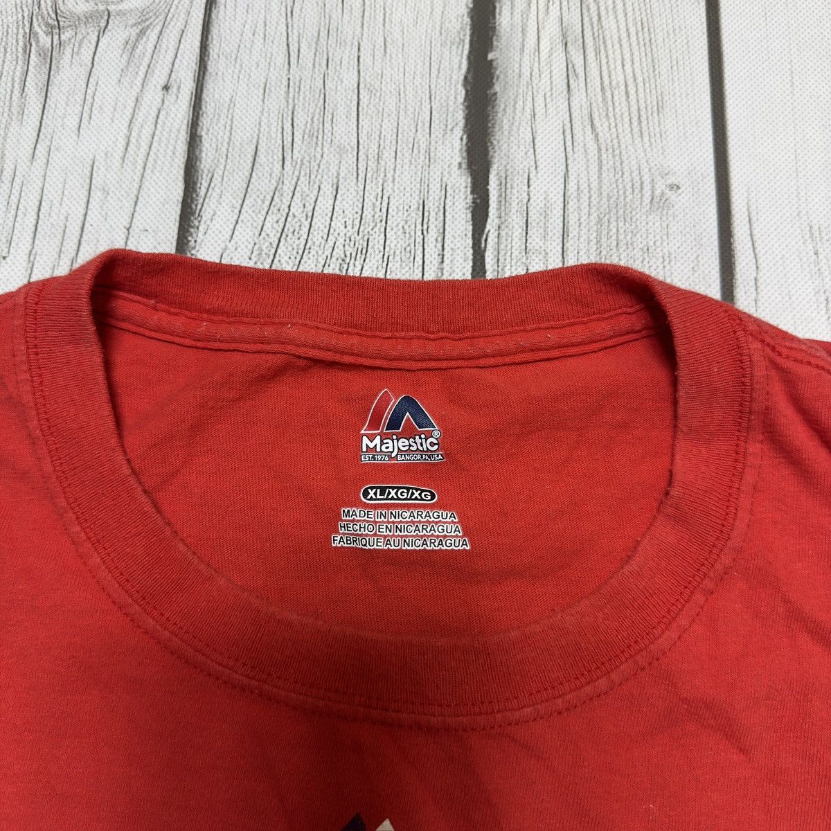 MLB × Majestic Boston Red Sox tee Size US XL / EU 56 / 4 - 4 Thumbnail