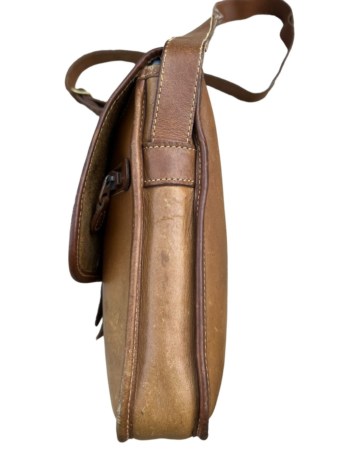 Leather × Vintage Vintage Gurkha Marley Hodgson Distressed Leather Bag Size ONE SIZE - 7 Thumbnail