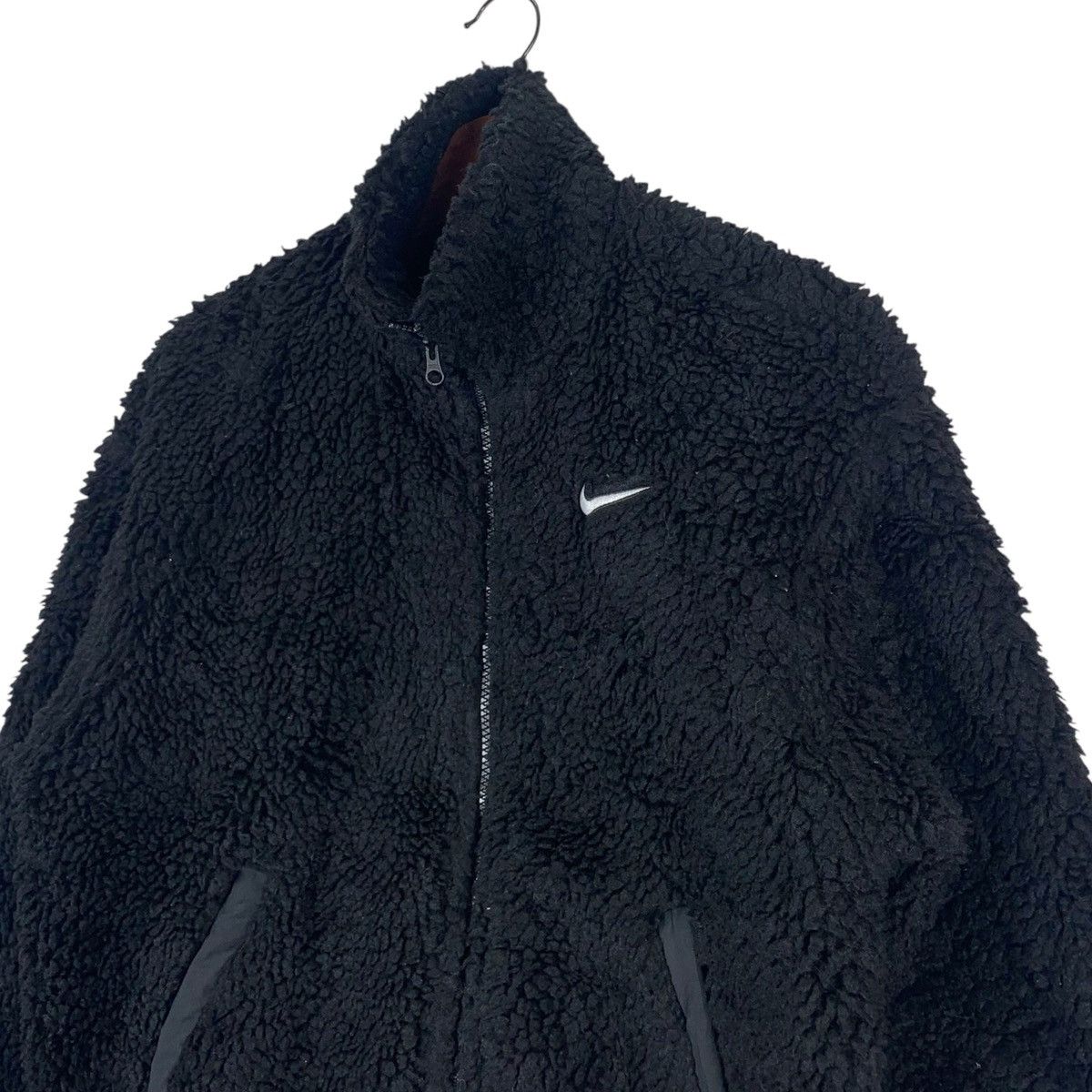 Nike Vintage Nike Swoosh Fleece Sweater Jacket Size US S / EU 44-46 / 1 - 4 Thumbnail
