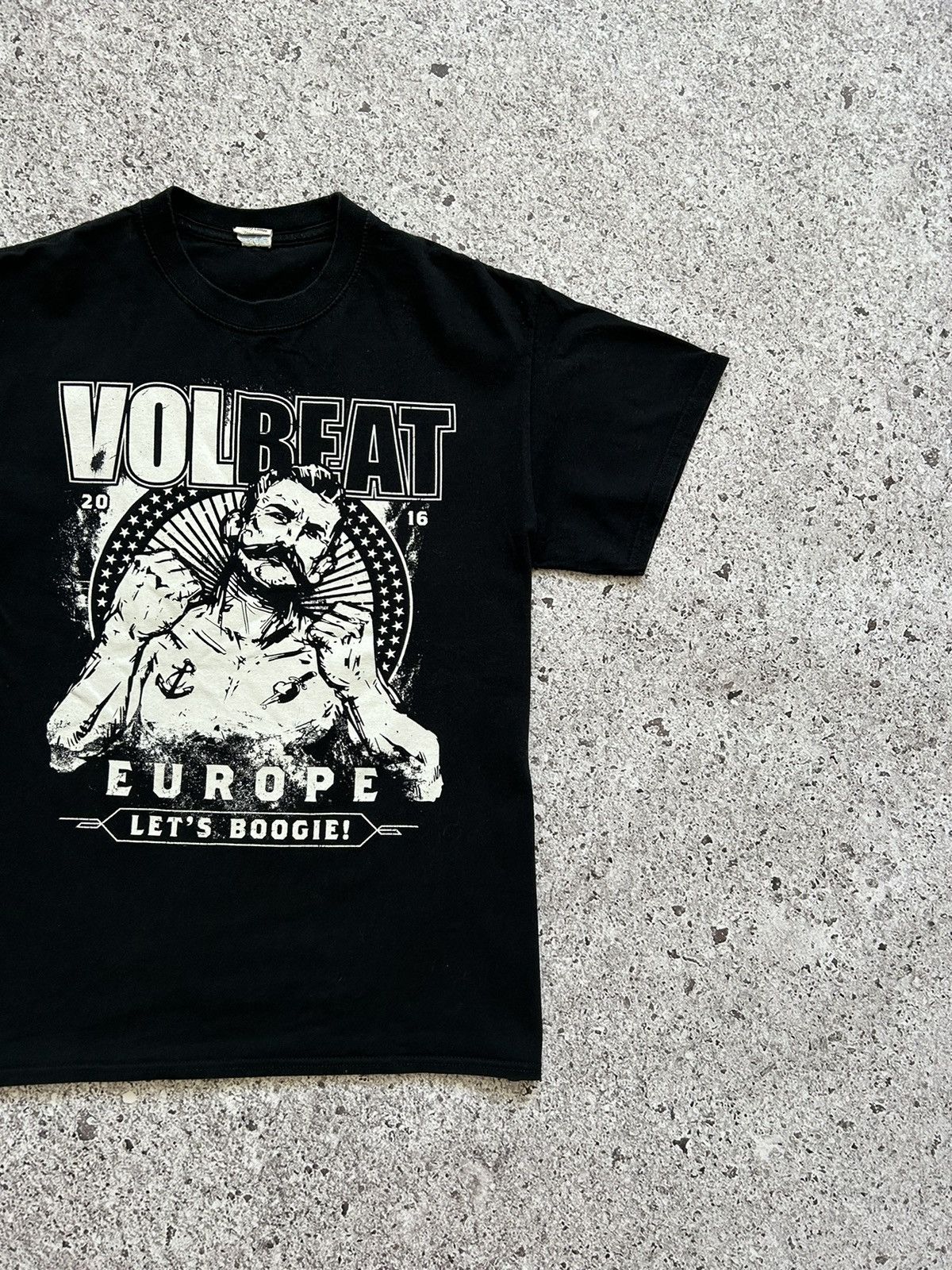 Band Tees × Vintage Vintage Volbeat Europe Let’s Boogie Tour 2016 T-Shirt Size US M / EU 48-50 / 2 - 3 Thumbnail